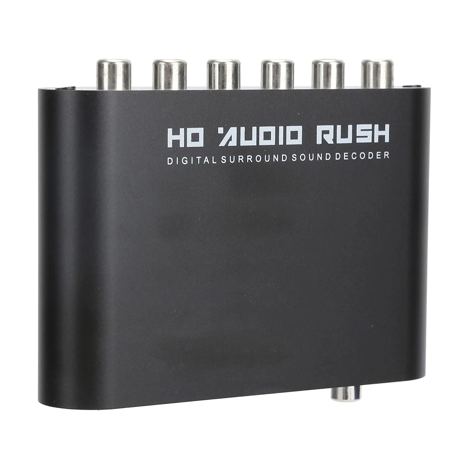 Digital Audio Converter 5.1CH DTS Decoder for Home Cinema, Complete Interface,Applicable to HD Video Players/DVD/Digital Audio Source Decoding (Host + USB + Fiber Optic) Host + USB + fiber optic