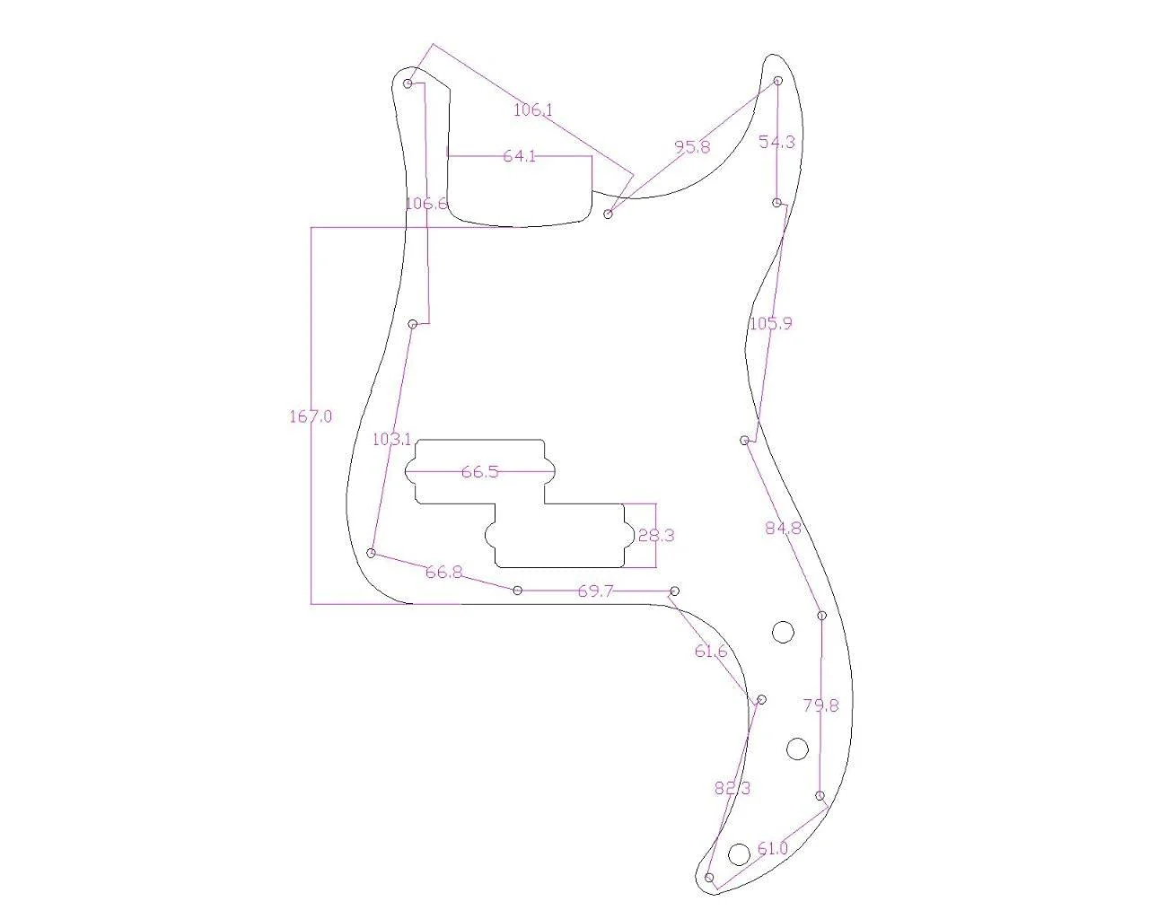 Dopro 13 Hole Matte Aluminum Precision P Bass Pickguard Metal Anodized P Bass Pick Guard Scratch Plate for USA/Mexico Precision P Bass Matte Gold - Image 3
