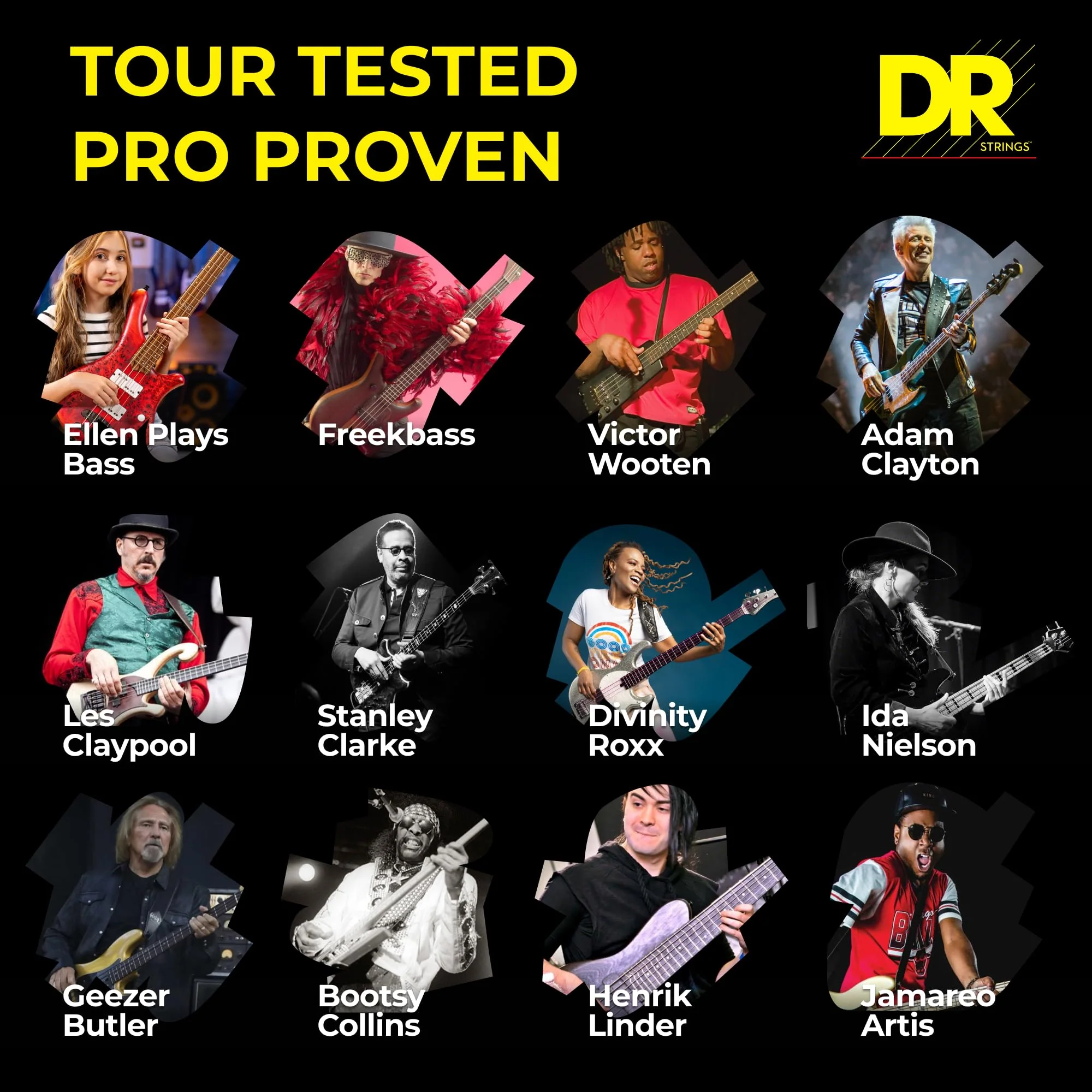 DR Strings Lo-Rider - Stainless Steel Hex Core 5 String Bass 45-130 - Image 6