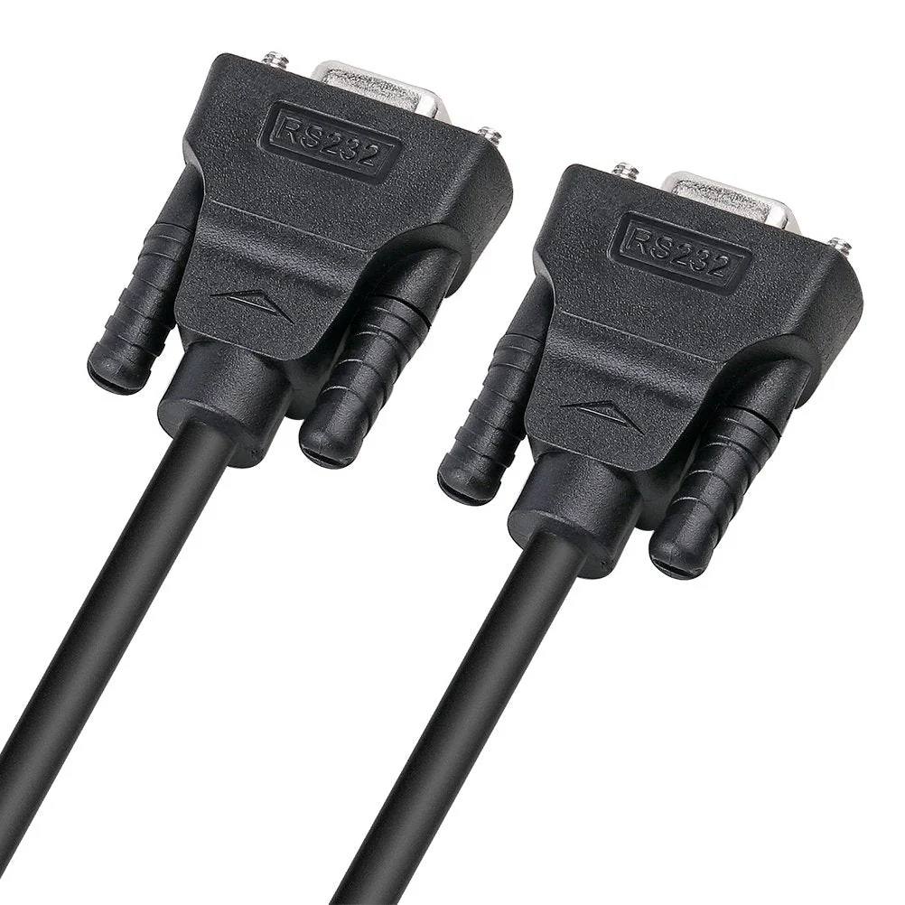 DTECH 6 ft RS232 Serial Cable Female to Female 9 Pin Straight Through (Black, 2 Meters) 6ft - Image 5