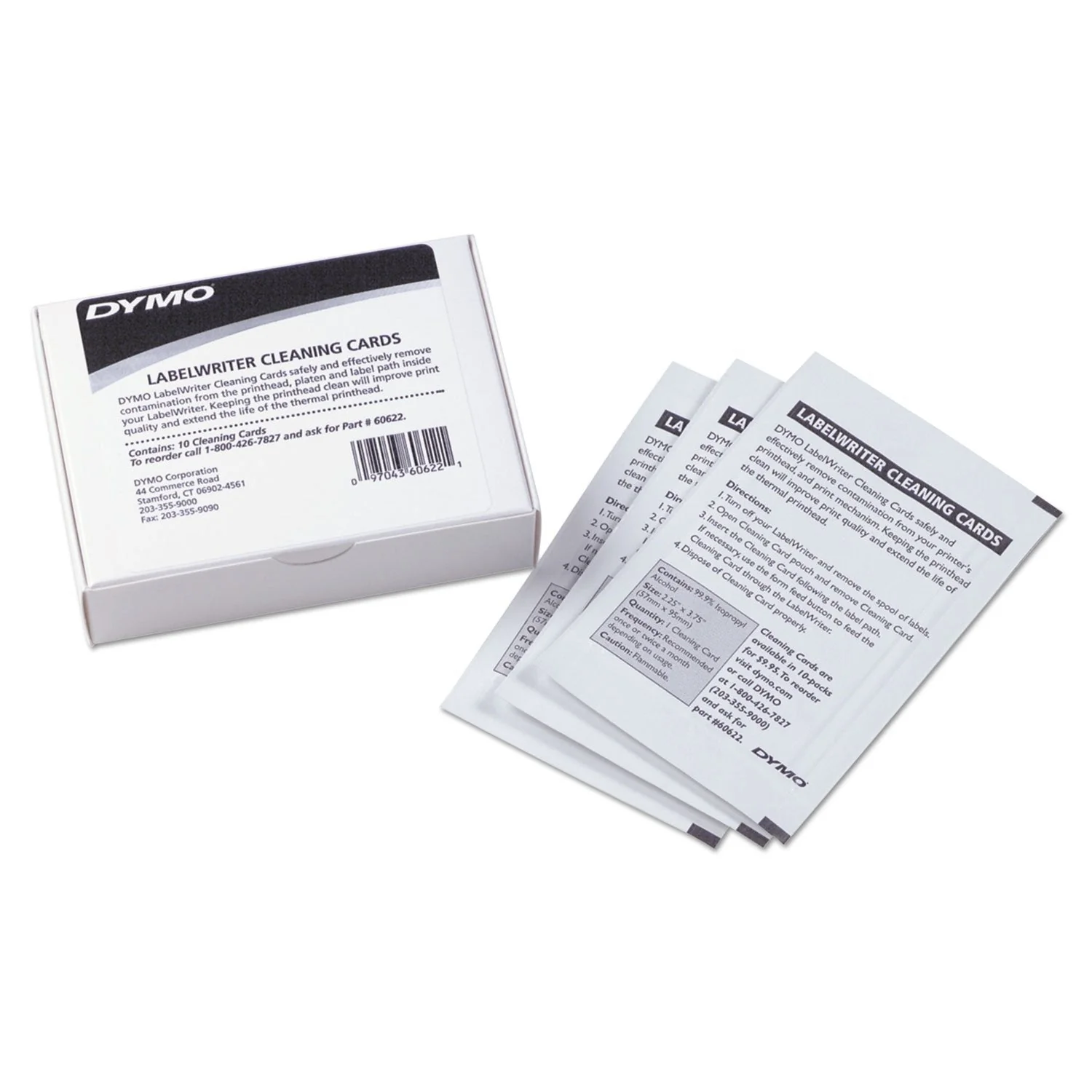 DYMO LabelWriter Label Maker Cleaning Card 10 Count