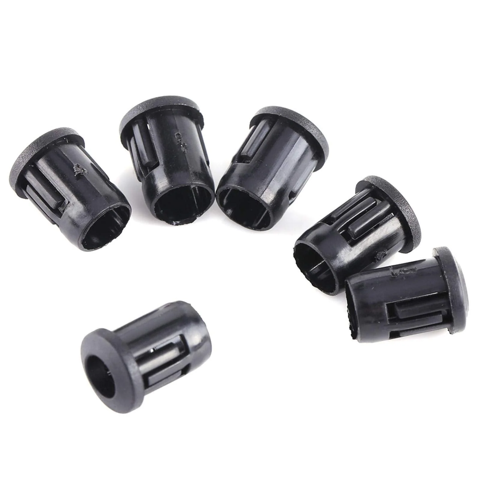 Ejoyous Pack of 50 LED Holder Plastic Lamps, LED Holder Nylon Black Lamps Socket Diodes Holder Clip Bezel Mounting Trim Indicators for LEDs Diode Lights Light Bulb (5 mm) 5mm - Image 2