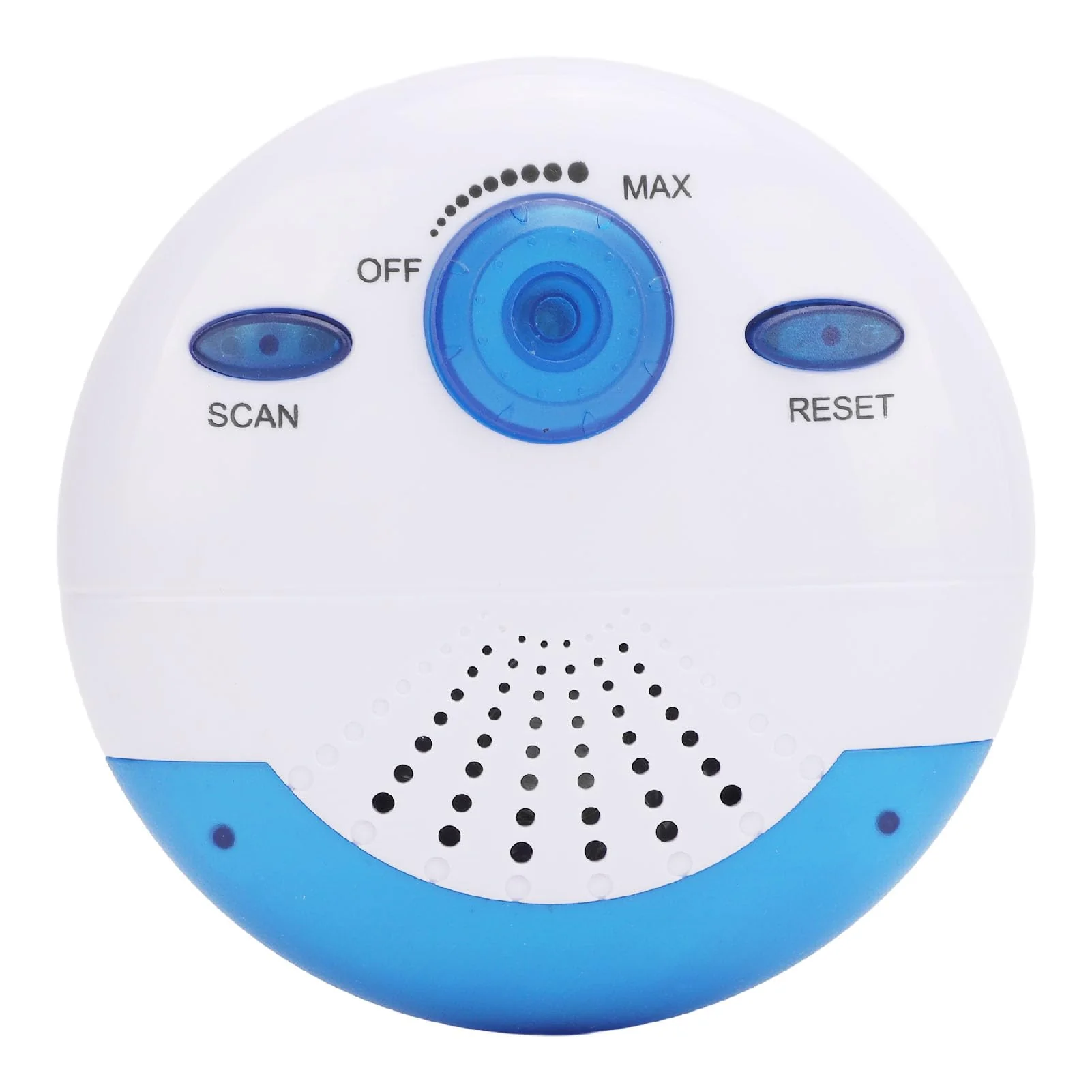 FM Shower Radio, IPX7 Waterproof Portable Mini Bathroom Shower Radio with Built in Speaker, Top Handle, 360 Degrees Surround Sound, Battery Operated for Bathroom Outdoor