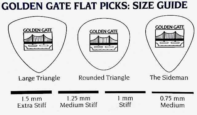 Golden Gate Guitar Picks (MP-147), Clown Confetti,The Sideman - X-Stiff - Image 3