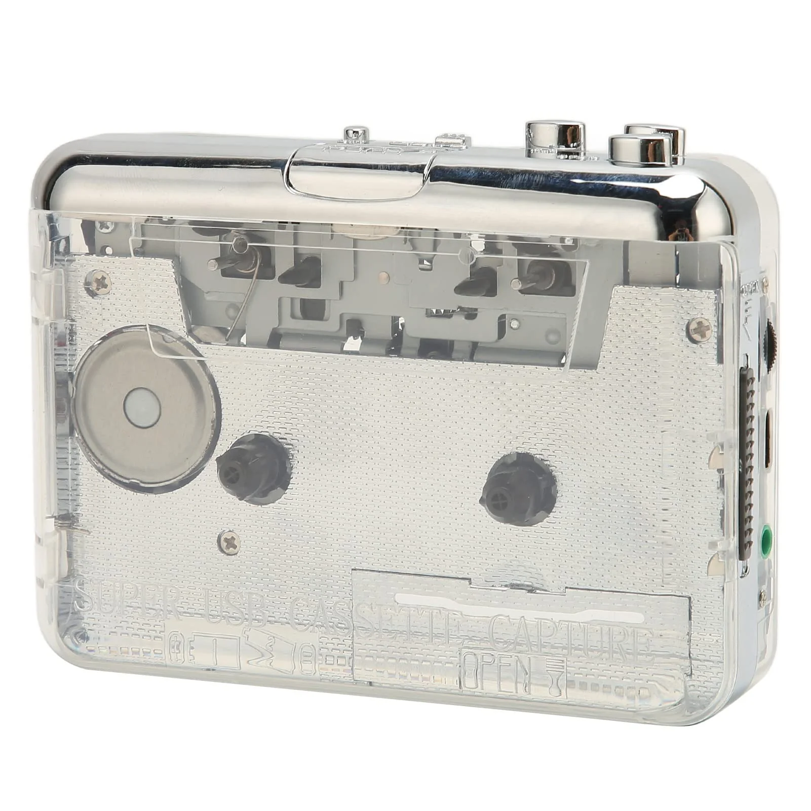 GOWENIC Cassette Player, USB Cassette to MP3 Converter Portable Walkman Cassette Music Player Tape to MP3 Player, with 3.5mm Headphone Jack, Compatible for OS X PC