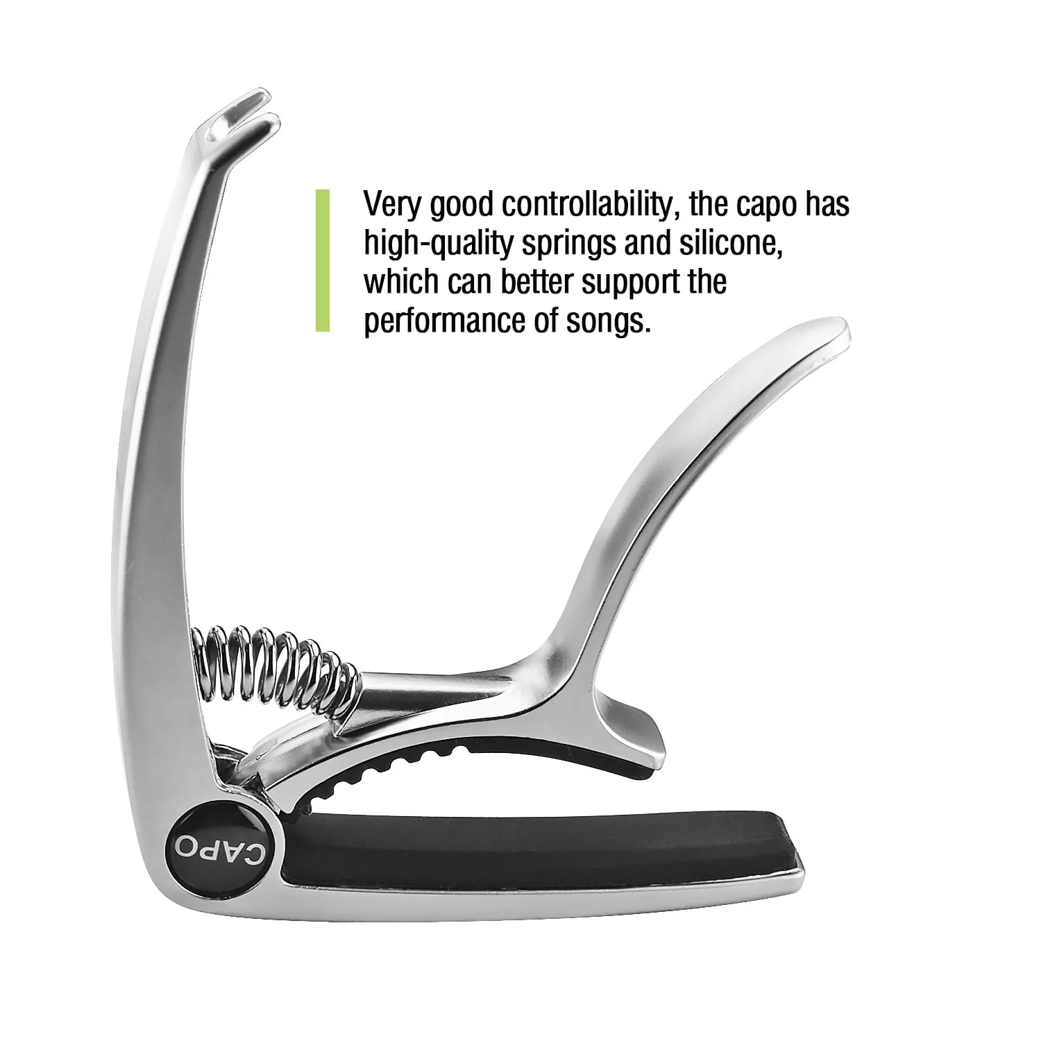 Guitar Capo, Capo, Capo for acoustic guitar, acoustic guitar capo, Capo for electric guitar, acoustic guitar capo 6 string, Guitar Capo for acoustic, Kapo, Guitar capos(Silver) - Image 5