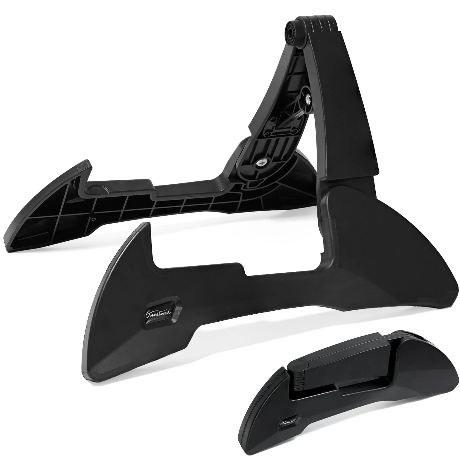 Guitar Stand, Foldable Guitar Stand with Adjustable 2-Width, Sturdy Electric Guitar Stand, Portable Acoustic Guitar Stand Compatible with Guitar, Bass, Ukulele, Banjo, Guitar Accessories Gift