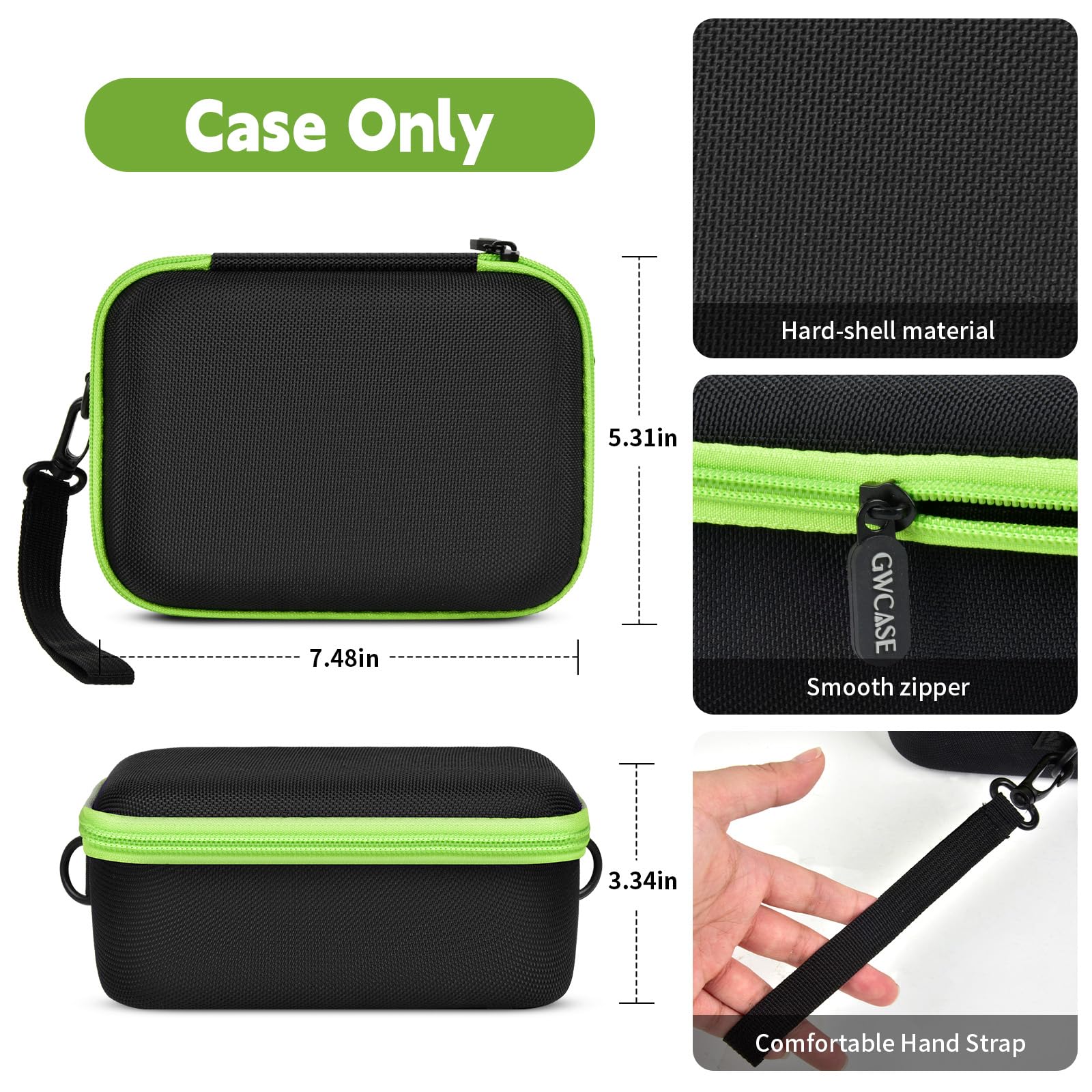 GWCASE Portable Carrying Storage Case Compatible with LeapFrog Magic Adventures Binoculars and Accessories, Protective Organizer Box for Outdoor Travel and Exploration(Bag Only) Black - Image 2