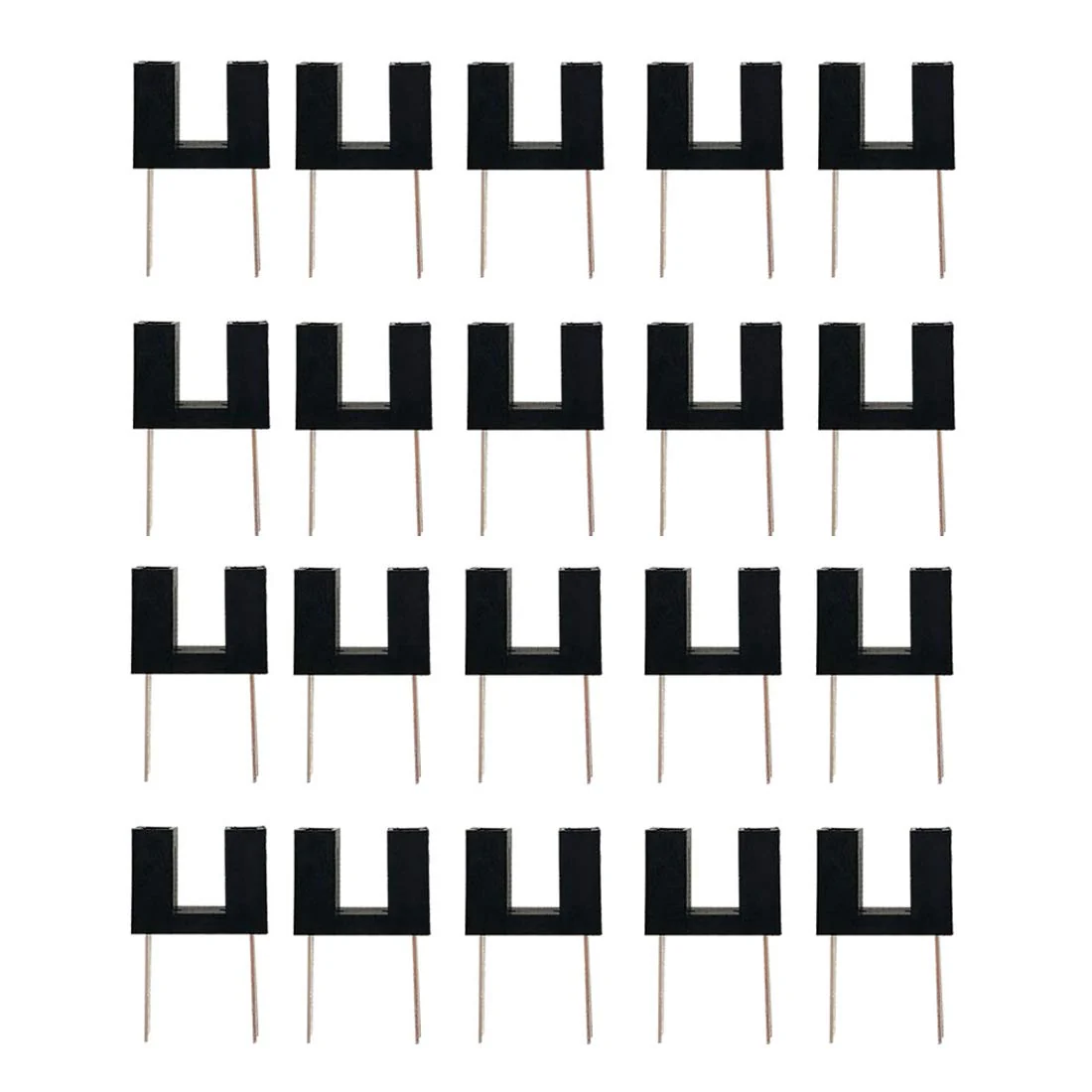 Hailege 20pcs ITR9608 ITR9608F ITR-9608 DIP-4 Opto Photo Interrupter Optical Sensor Optical Switch Optical Breaker Photoelectric Sensor DIP4