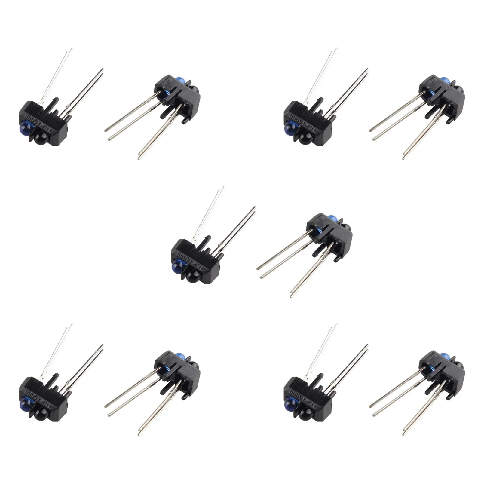 HALJIA TCRT5000 TCRT5000L Reflective Optical Sensor IR Switch Compatible with Arduino (Pack of 10)