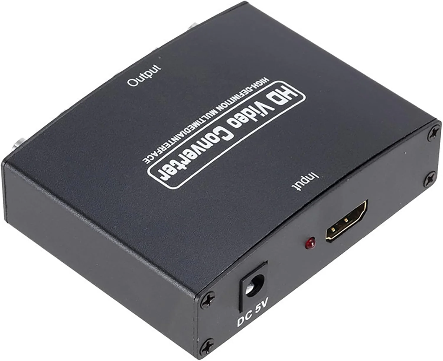 HDMI to Component Converter, avedio links HDMI to 1080P YPbPr 5RCA RGB + R/L Video Audio Adapter, Support Apple TV, PS5, Roku, Xbox, Fire Stick, DVD Players to HDTV and Projector (Black) - Image 3