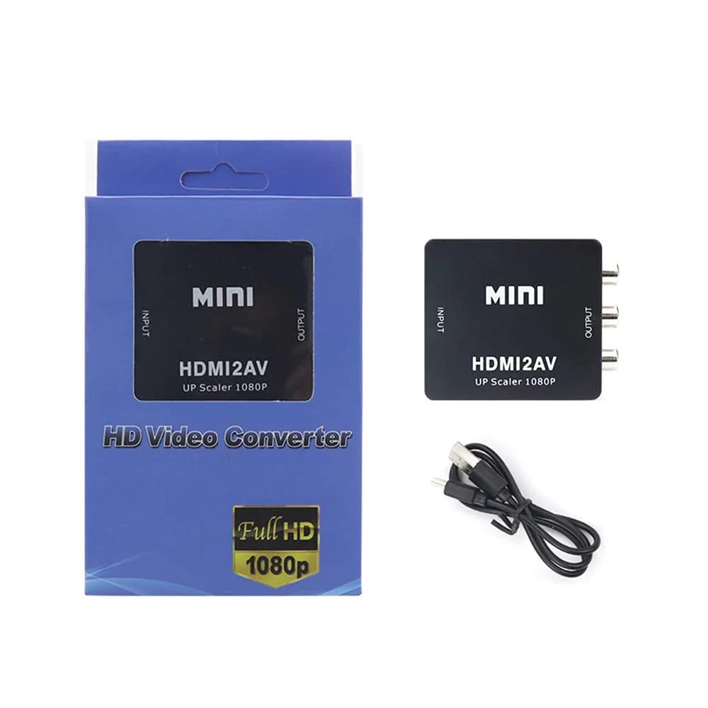 HDMI to RCA, HDMI to AV Converter Okubox 1080p 3RCA CVBs Composite Video Audio Converter Adapter Supporting PAL/NTSC for TV Stick, Roku, Chromecast, PC, Laptop, Xbox, HDTV, PS3 STB、Blue-Ray DVD Player - Image 7