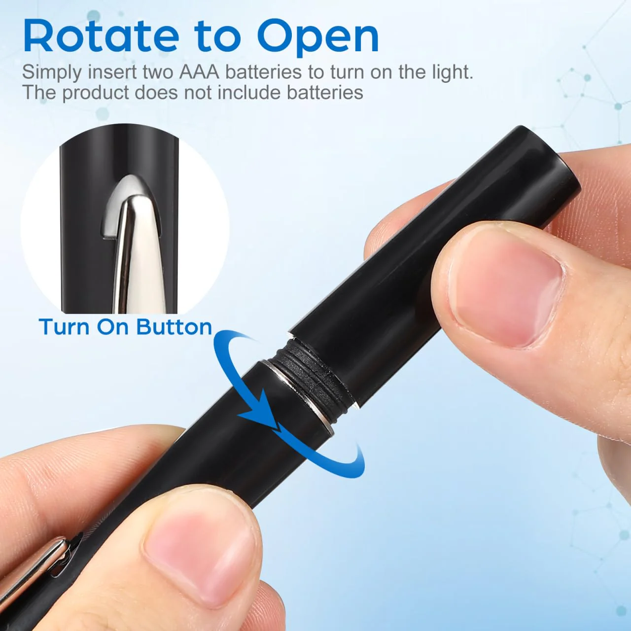 Healifty Otoscope with Light, Ear Cup Otoscope with 5 Otoscope Covers, Diagnostic Ear Care Device for Nurse, Children, Adults & Pets, Pocket Size, Without Battery - Image 3