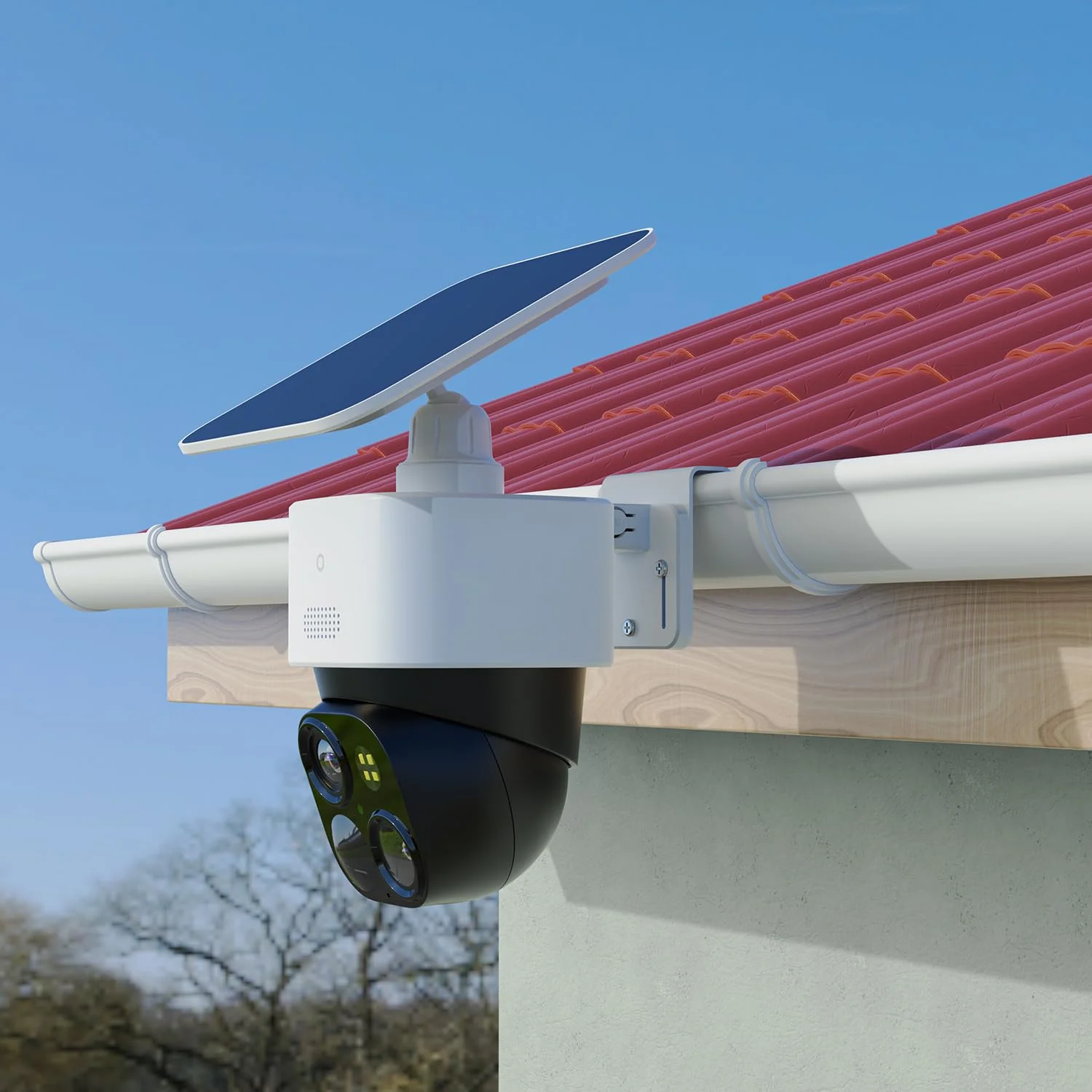 Holicfun Camera Gutter Mount for Eufy SoloCam S340, SoloCam E30 and Eufy 4G LTE Cam S330 - Image 3