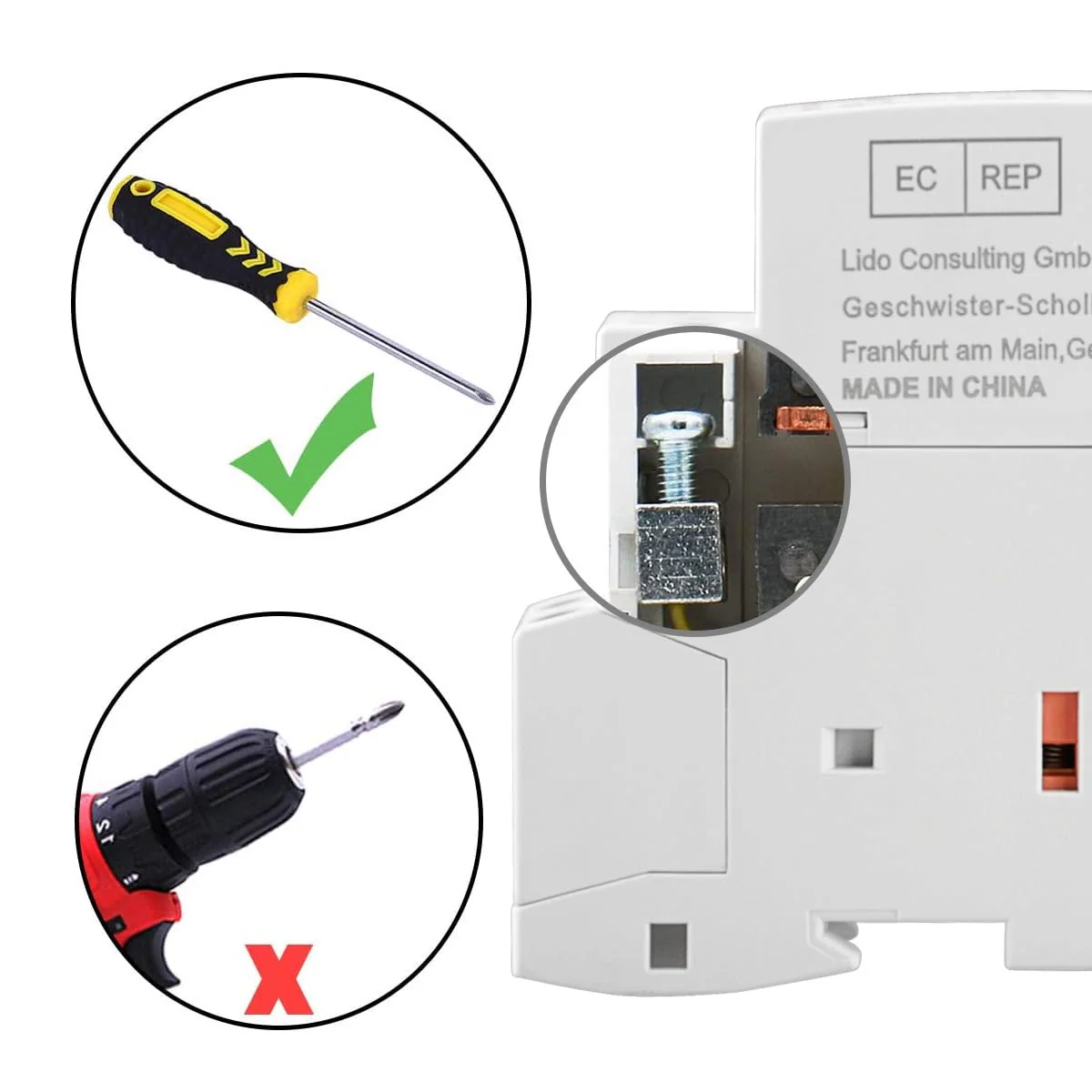 Household AC Contactor, CT1-16, Ie 16A, 2 Pole, Two Normally Open, DC 12V Coil Voltage, 35mm DIN Rail Mount - Image 7