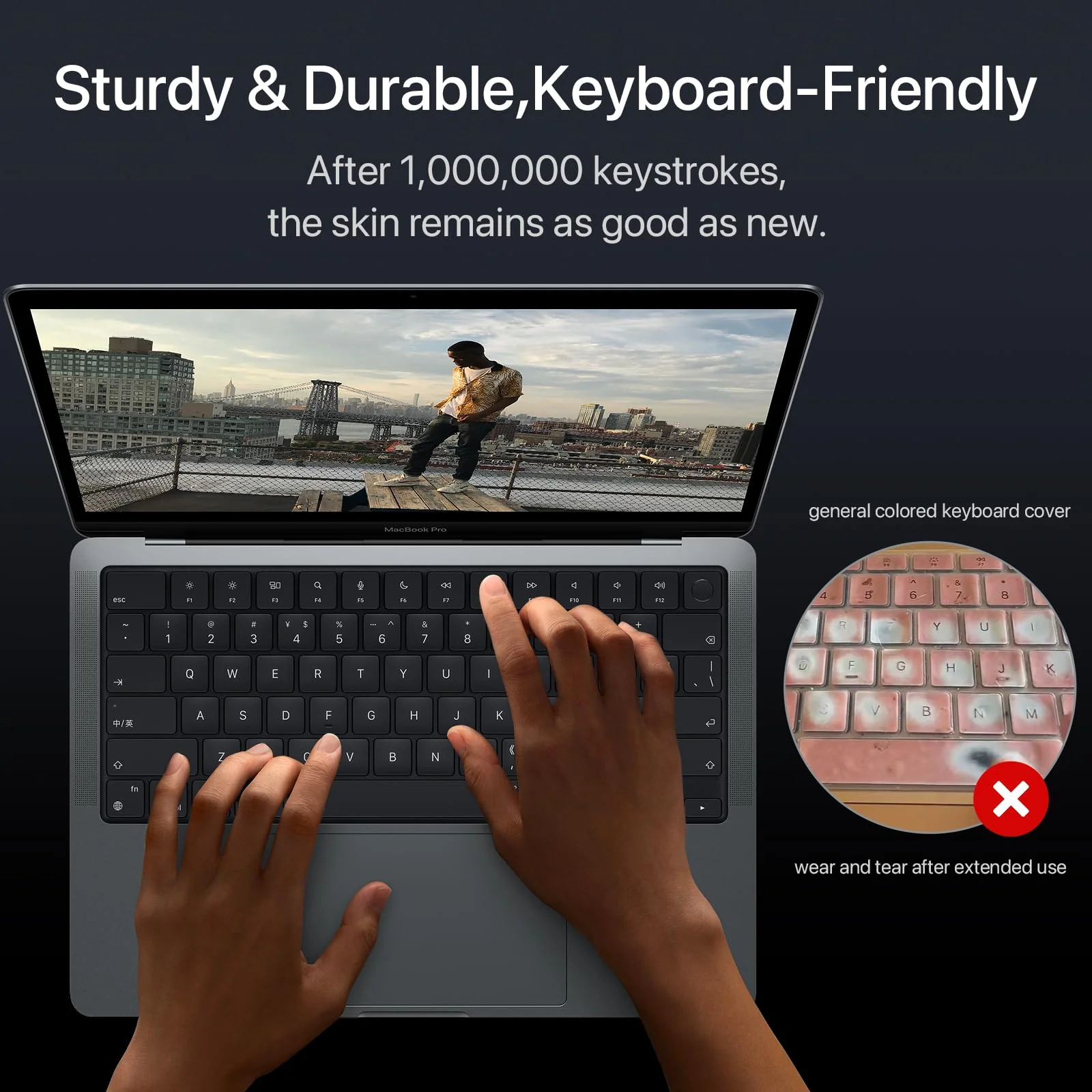 Invisible Armor for MacBook Air 15 inch Case M3 M2 2024 2023 New [Same as Bare Device] [Scientific Slim] Protective Hard Shell Translucent Cover for Laptop Model A3114 A2941 - Matte Clear - Image 7