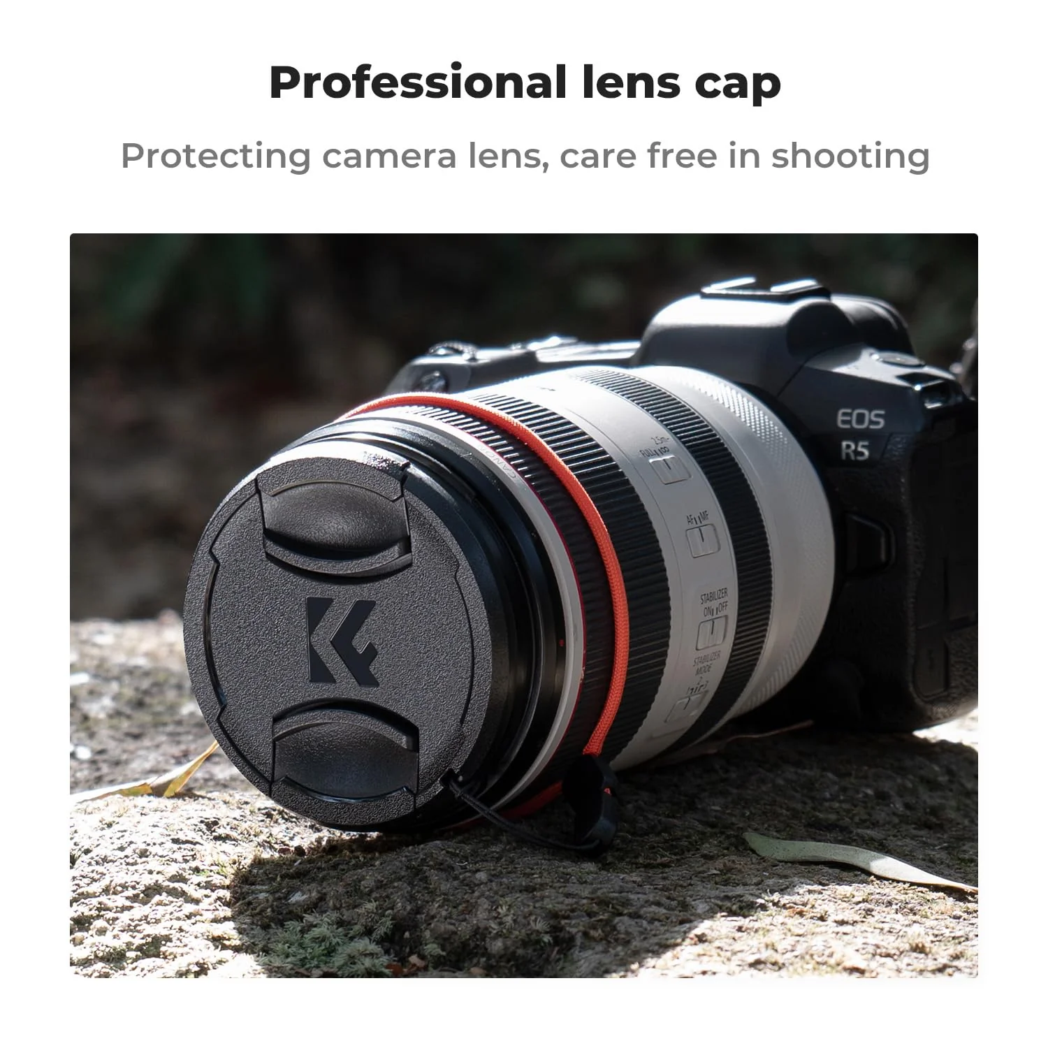 K&F Concept 58mm Circular Polarizer Filter with Lens Cap Cleaning Cloth Optical Glass Ultra Slim 18 Multi-Layer Coatings Polarizing Filter for Camera Lens (K-Series) - Image 5