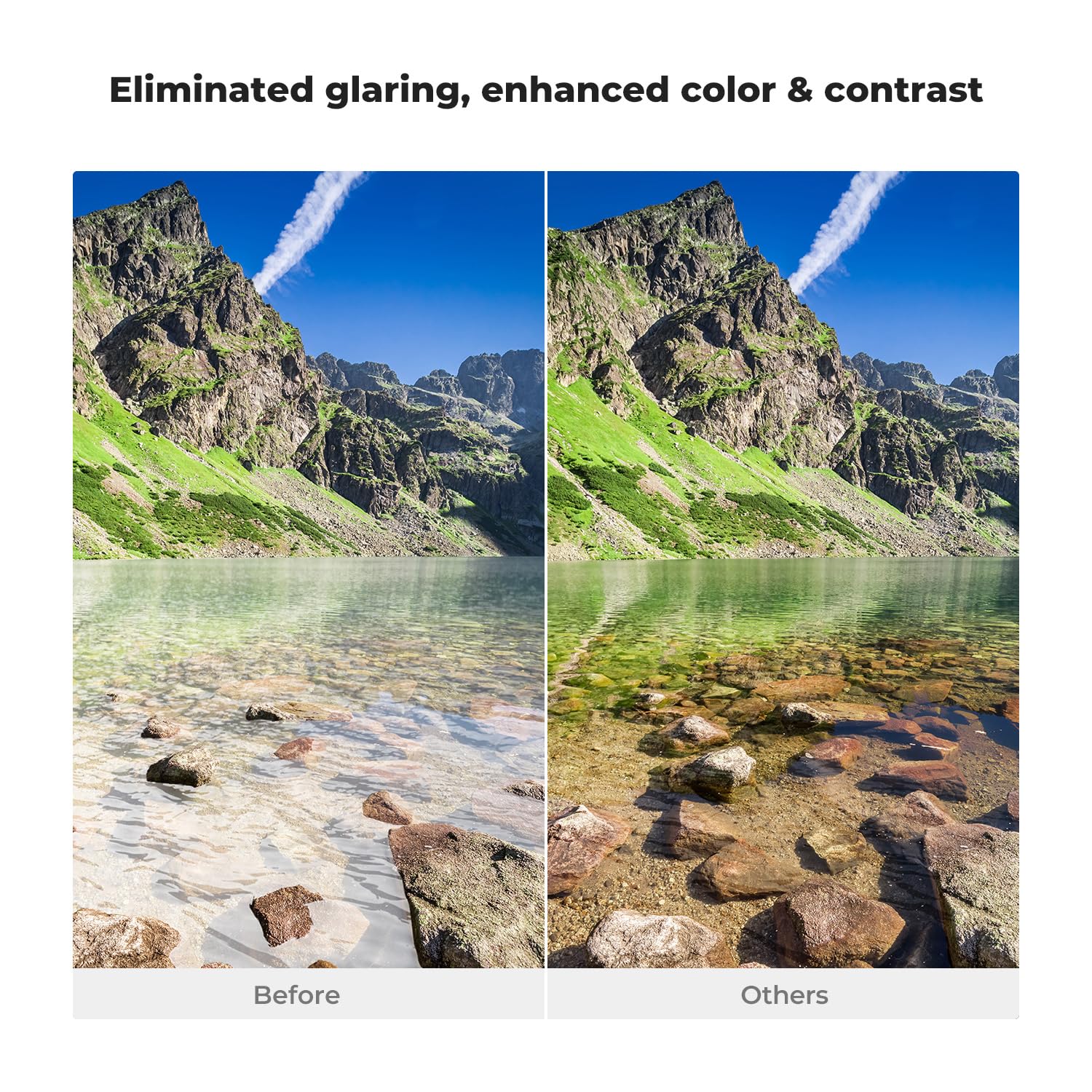 K&F Concept 67mm Circular Polarizer Filter with Lens Cap Cleaning Cloth Optical Glass Ultra Slim 18 Multi-Layer Coatings Polarizing Filter for Camera Lens (K-Series) - Image 6