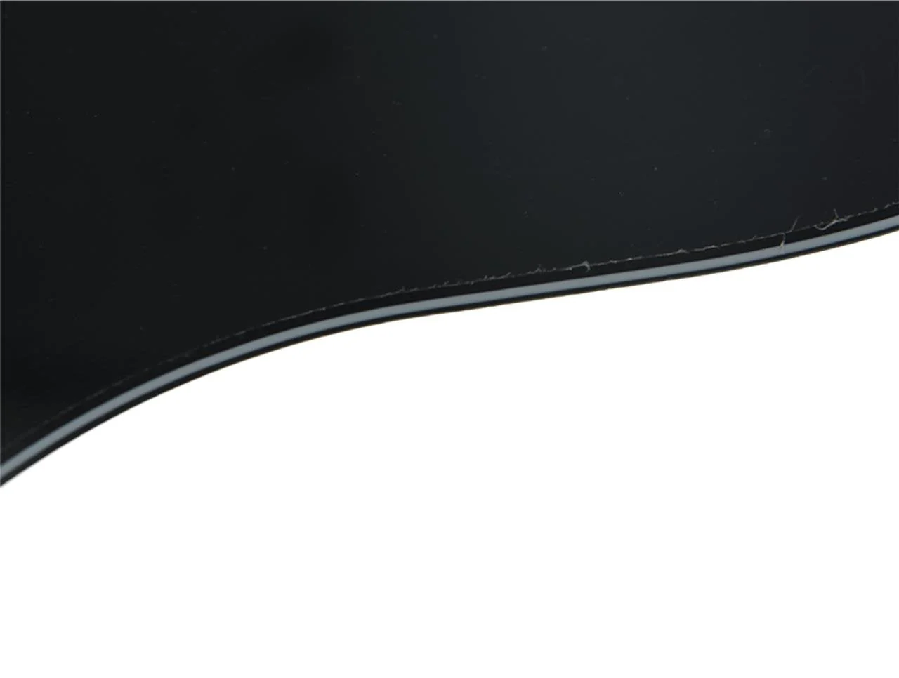 KAISH 13 Hole P Bass Style Pickguard PB Scratch Plate Bass Pickguard for USA/Mexico Precision P Bass Black 3 Ply Black 3 Ply (BWB) - Image 3