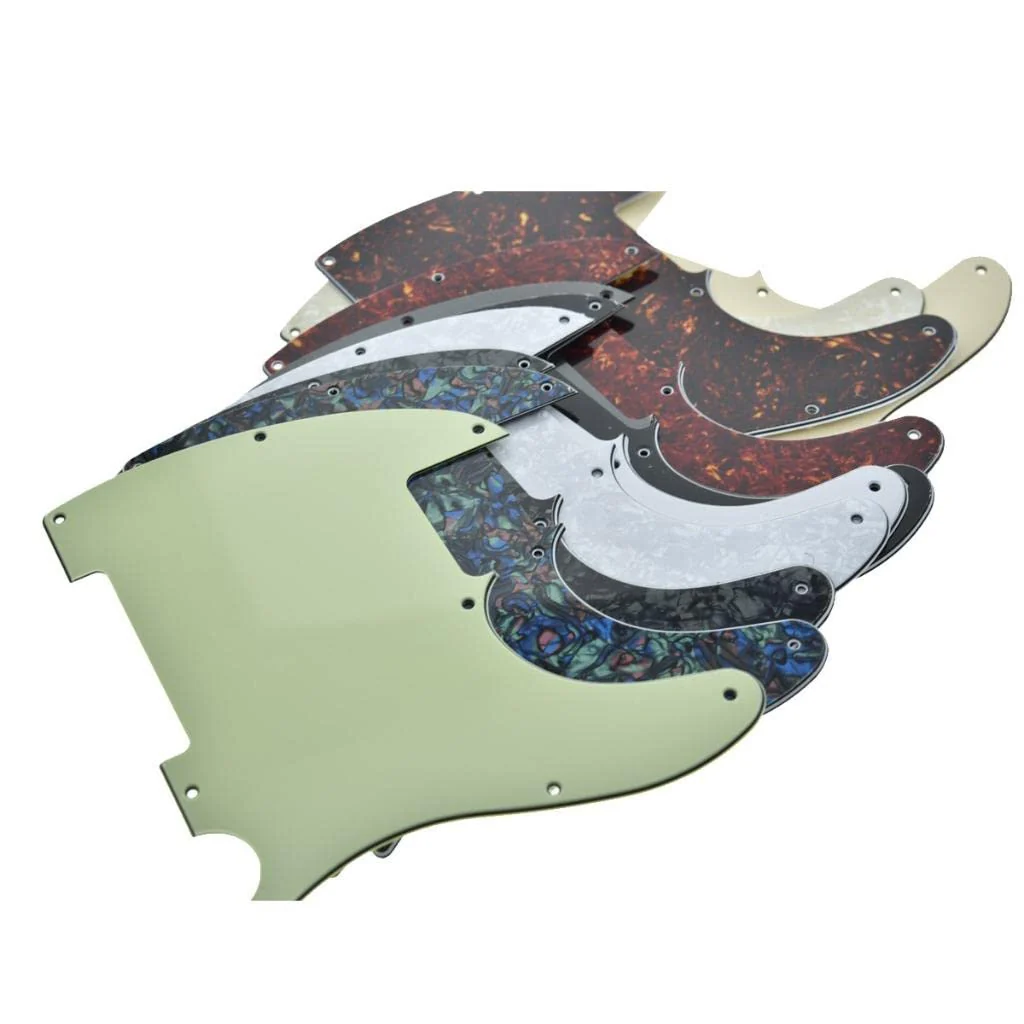 KAISH 8 Hole Tele Blank Guitar Pickguard Tele Pick Guard Scratch Plate for Telecaster Esquire Aged Pearl - Image 6