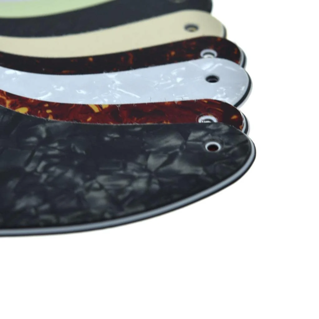 KAISH 8 Hole Tele Style Guitar Pickguard TL Pick Guard with Pickup Mounting Screw Holes for Tele/Telecaster Dark Tortoise With Neck Pickup Mounting Holes - Image 5