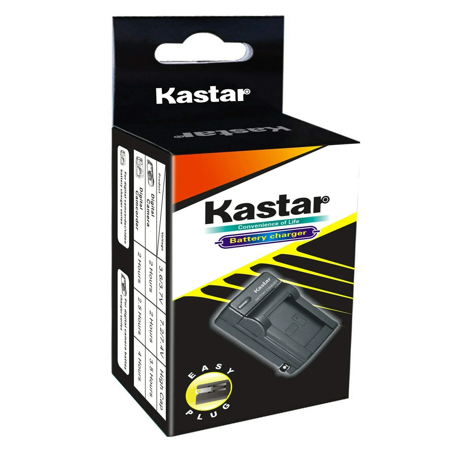 Kastar 1-Pack BN-VF707U Battery and AC Wall Charger Replacement for JVC BN-VF707U BN-VF707UE BN-VF707US BN-VF714U BN-VF714UE BN-VF714US BN-VF733U BN-VF733UE BN-VF733US Battery, AA-VF7 AA-VF7U Charger 1 Charger + 1 Battery - Image 6