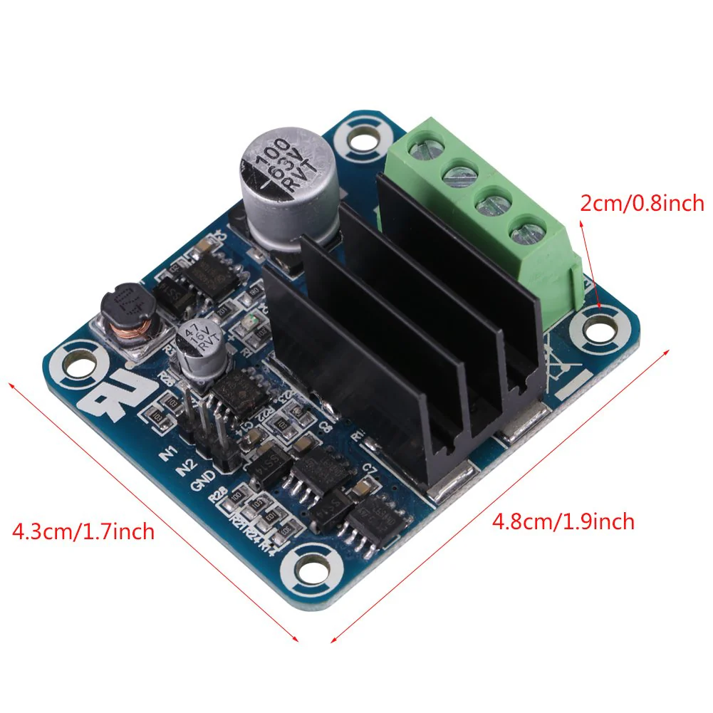 Keenso 50A H-bridge with high current high performance single channel motor driver module for semiconductor cooling modules - Image 3
