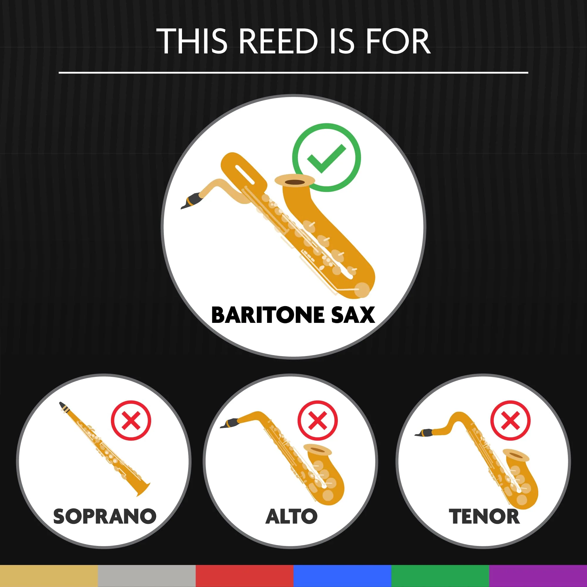 Légère Reeds - Baritone Saxophone Reed, Signature, Strength 3.50 (BSG3.50) - Premium Synthetic Woodwind Reed - Image 2