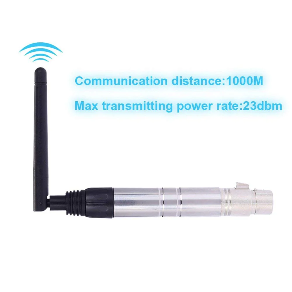 Lixada DMX512 DMX Dfi DJ 2.4G Wireless Receiver with Adapter Antenna Lighting Controller 23DBM High Power 1000M Ultra Long Distance for LED Stage PAR Effect Lamp dmx 512 receiver - Image 3