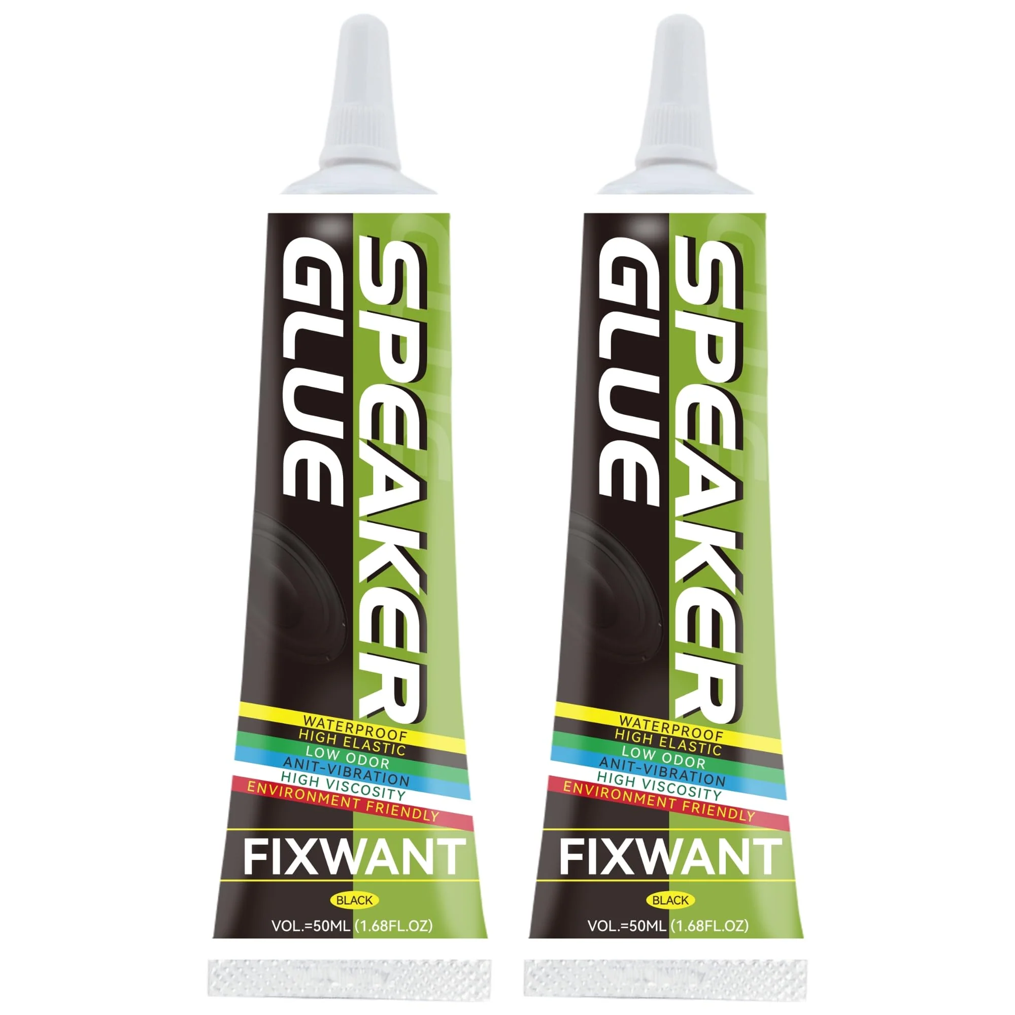 Loud Speaker Repair Glue Foam Side Dust Cap Rubber Edge Cone Basin Strong Adhesive 50ML/1.68 fl.oz (2) 2