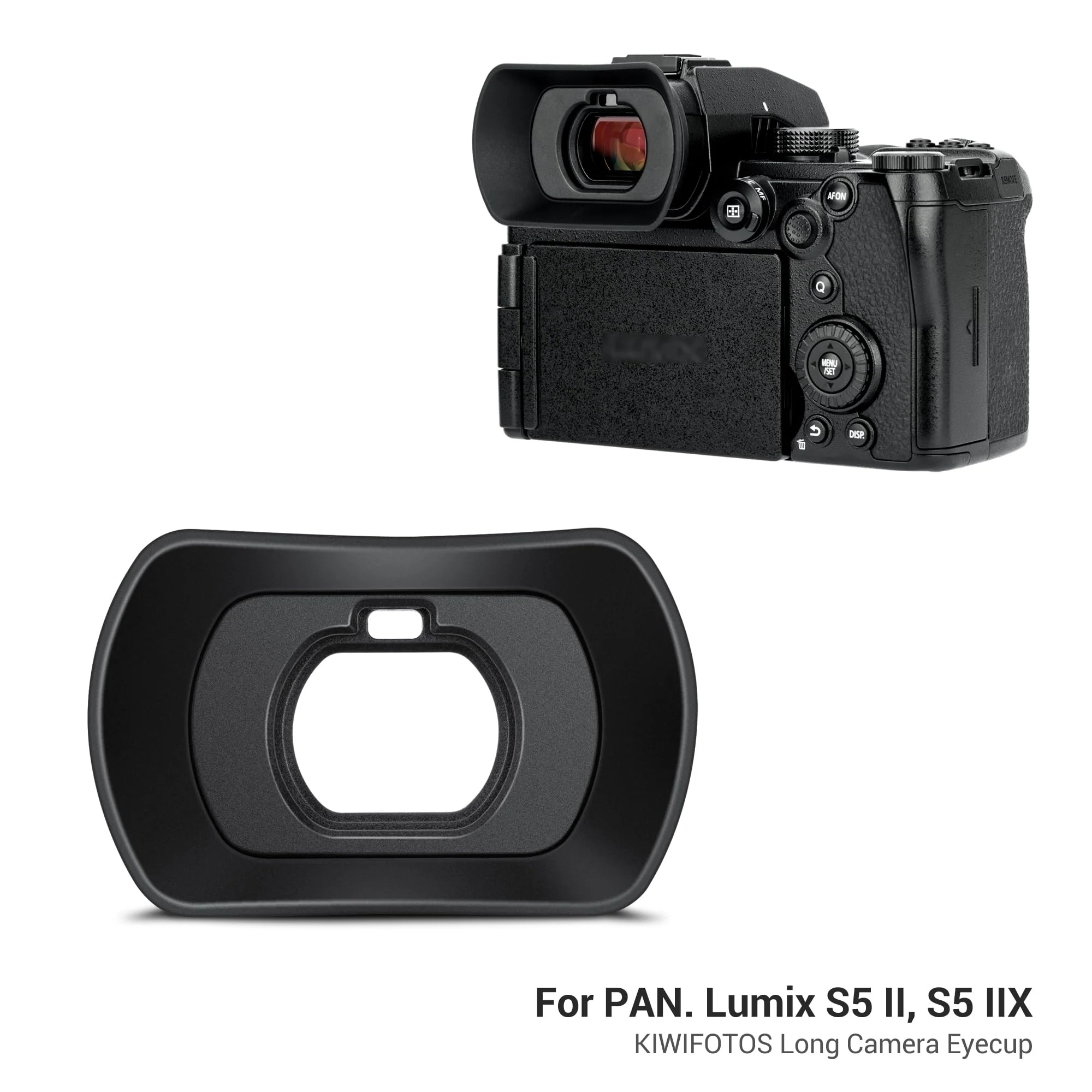 LUMIX S5II S5IIX Eyecup Eyepiece，Soft Silicon Extended Camera Eye Cup Viewfinder Special Designed for Panasonic LUMIX S5II S5IIX S5 II S5 IIX S5M2 S5M2X Mirrorless Camera（Upgrade Version） - Image 2