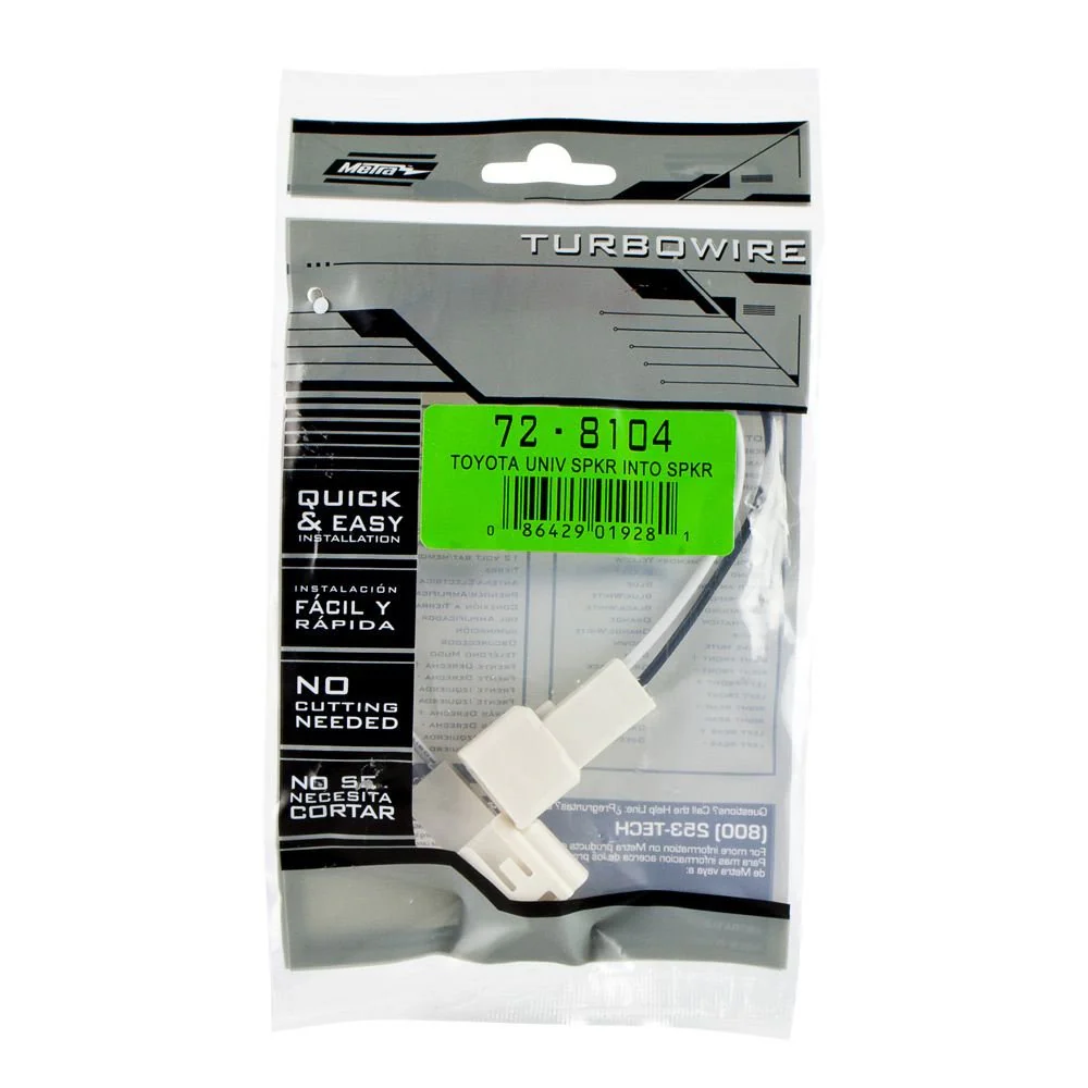 Metra 72-8104 Speaker Connector for Select Toyota Vehicles Standard Packaging - Image 2