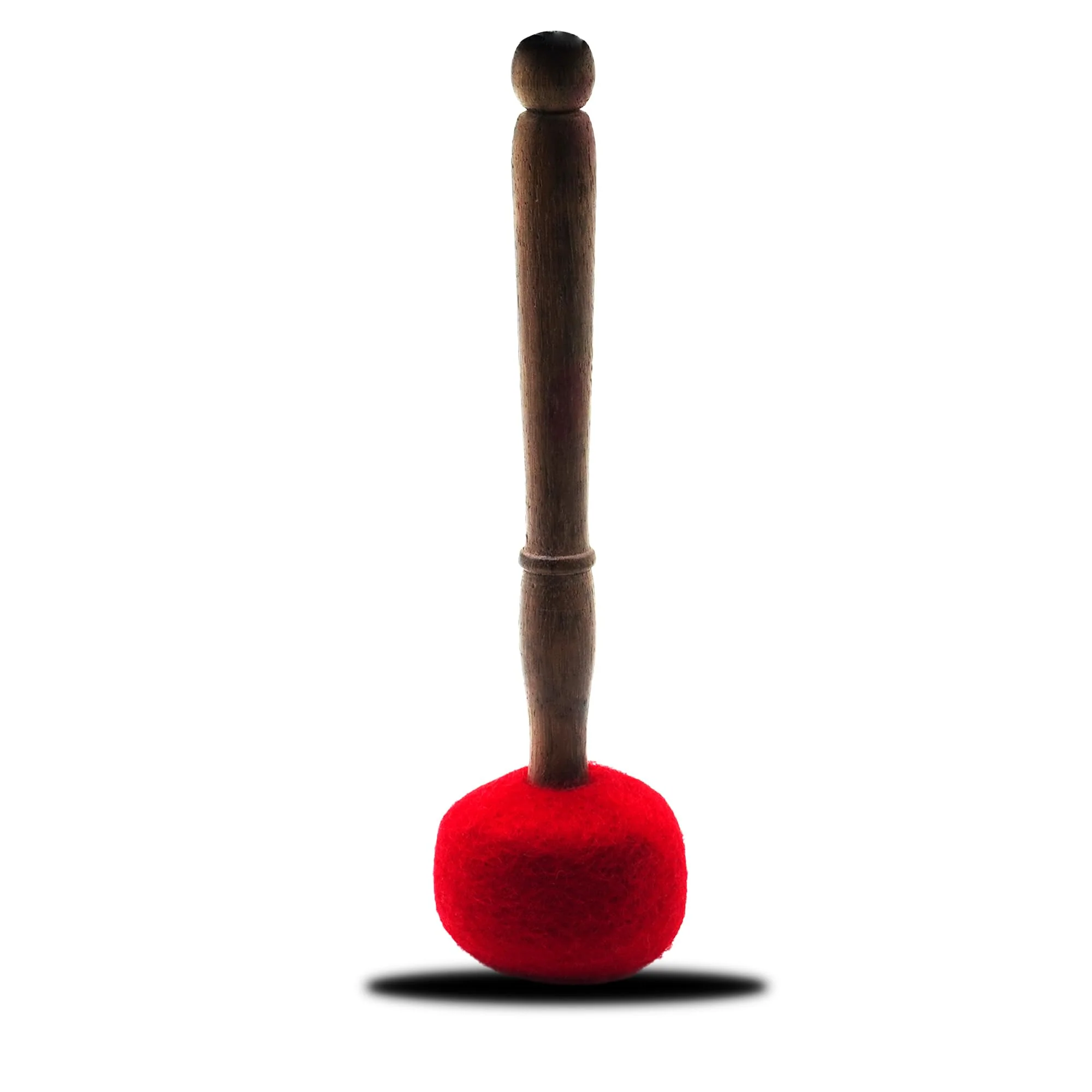 MFelte peppered 9" gong stick, singing bowl mallet,drum stick/Malletfoe Tibetan singing bowl, Hand made in Nepal, - Image 2
