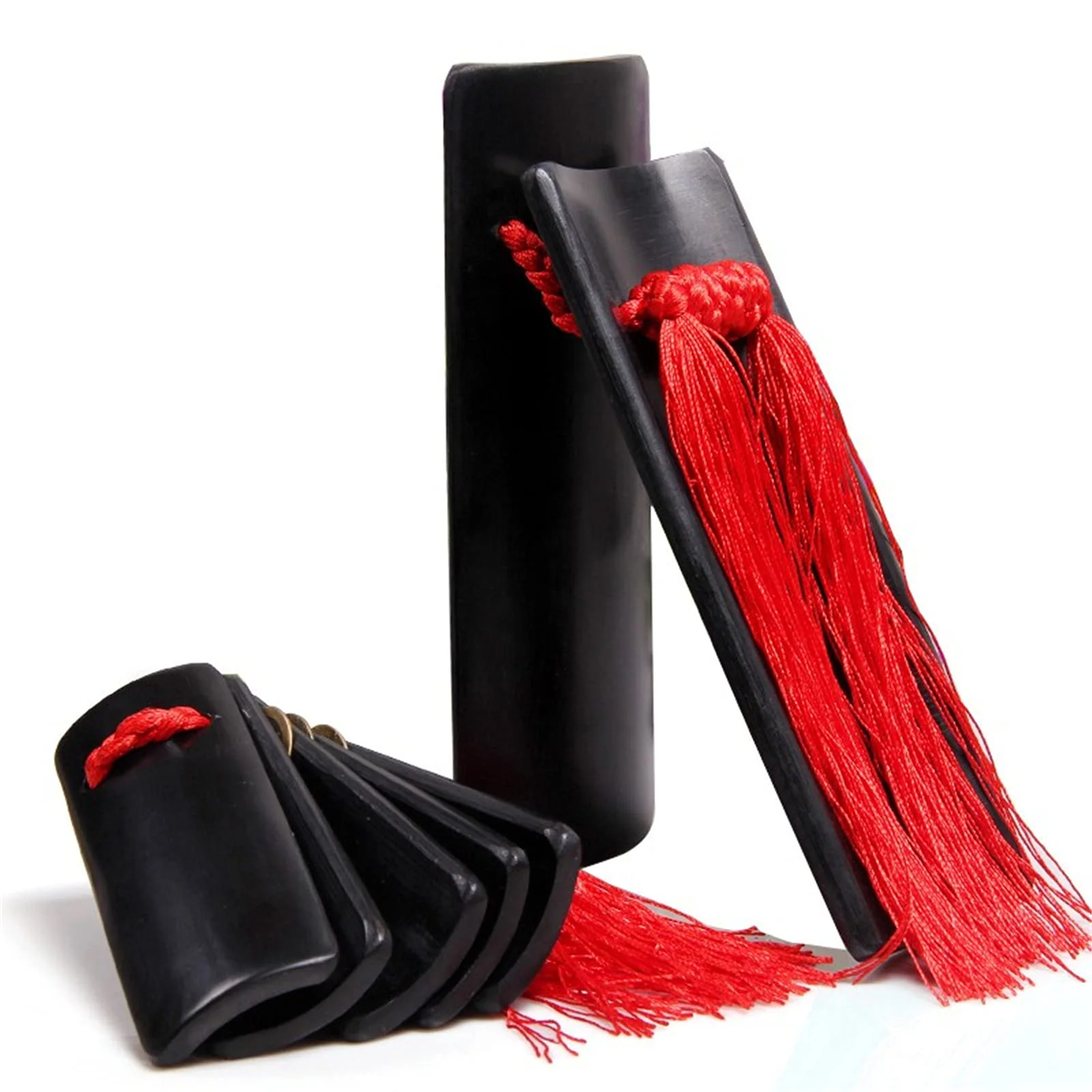 Miwayer Professional Chinese Kuaiban,China Allegro Clapper Bamboo Traditional Instrument Festival Performance Props,Percussion Tradition Music Instruments Rap Drama Adult Black - Image 6