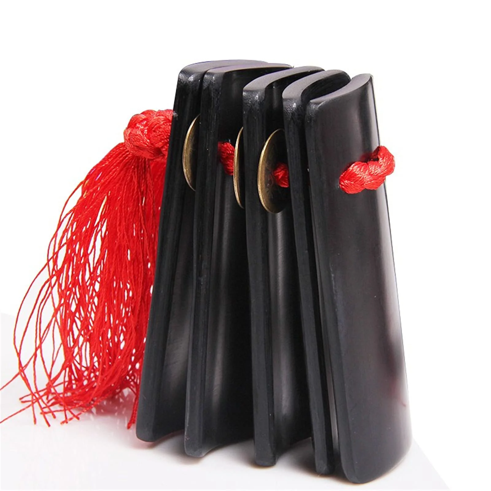 Miwayer Professional Chinese Kuaiban,China Allegro Clapper Bamboo Traditional Instrument Festival Performance Props,Percussion Tradition Music Instruments Rap Drama Adult Black - Image 8