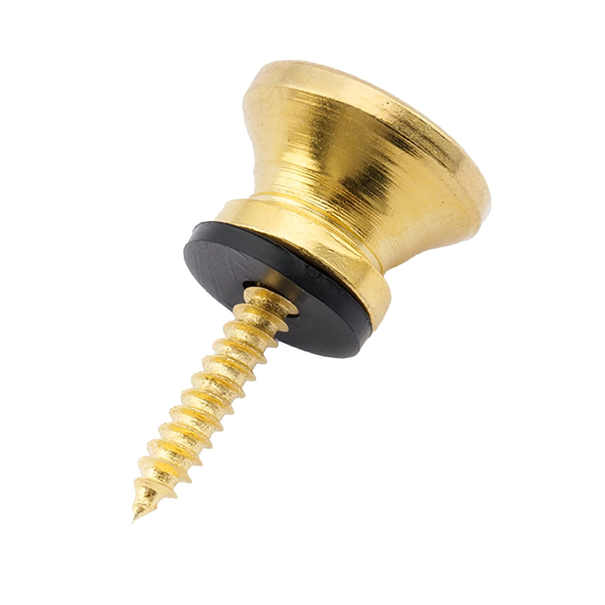 Musiclily Metal Guitar Strap Buttons Metal End Pins for Acoustic Classical Electric Guitar Bass Ukulele,Gold(Pack of 2) Gold - Image 5