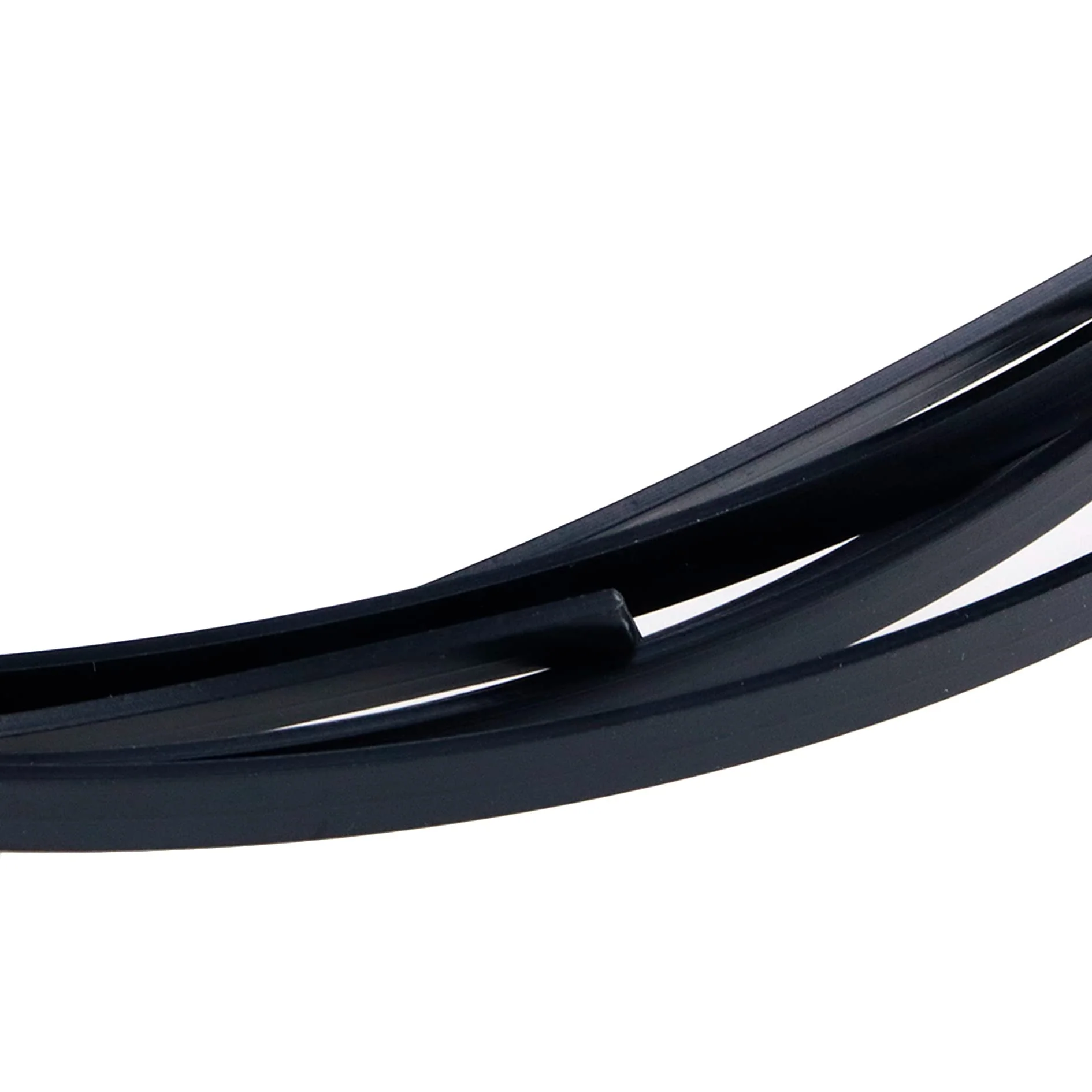 MY MIRONEY 2PCS Black Guitar Binding Purfling Strip ABS Strips for Acoustic or Classical Guitar, 5.4ft Long - Image 3