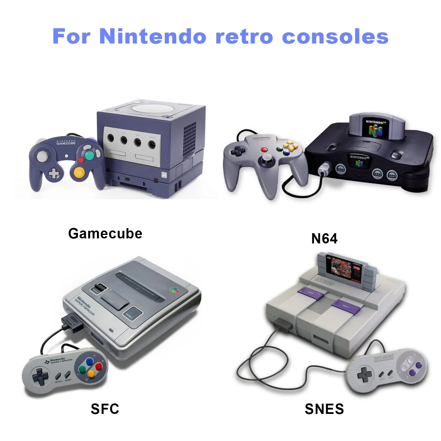 N64 to HDMI Converter Converts N64 Game Console Video Signal to HDMI Signal Easily Connect The Game Console to HDTV Adapter/Converter(Support N64,SNES,SFC,NGC) - Image 2