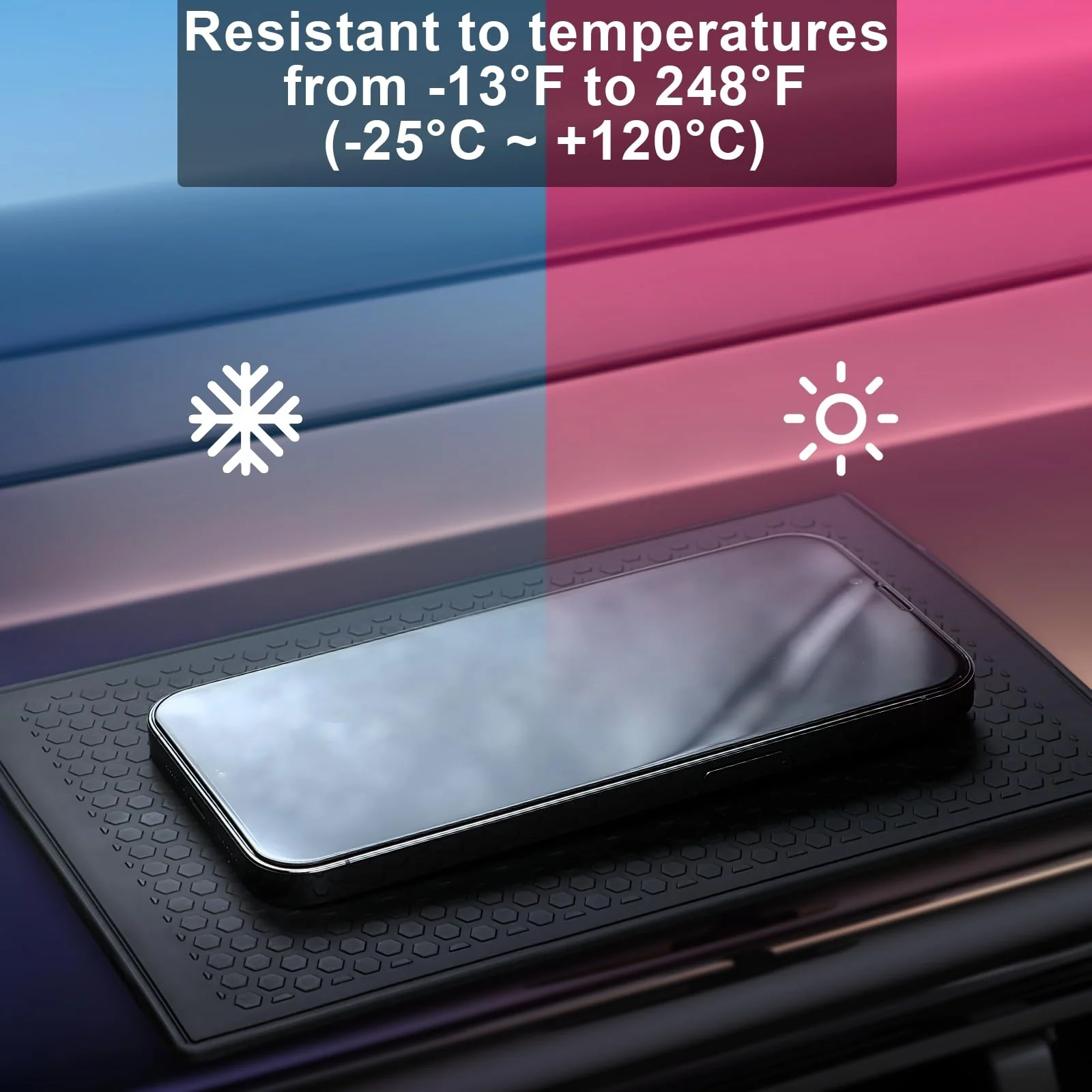 Ninyoon 7.9x5.1 Inch Sticky Pad for Car Dashboard, Sticky Dash Pad Non Slip Phone Pad for Car, Dashboard Mat Car Dash Non Slip Mat Cell Phone Holder, Tailorable Washable and Reusable (3 Pack) 3 Pack - Image 5