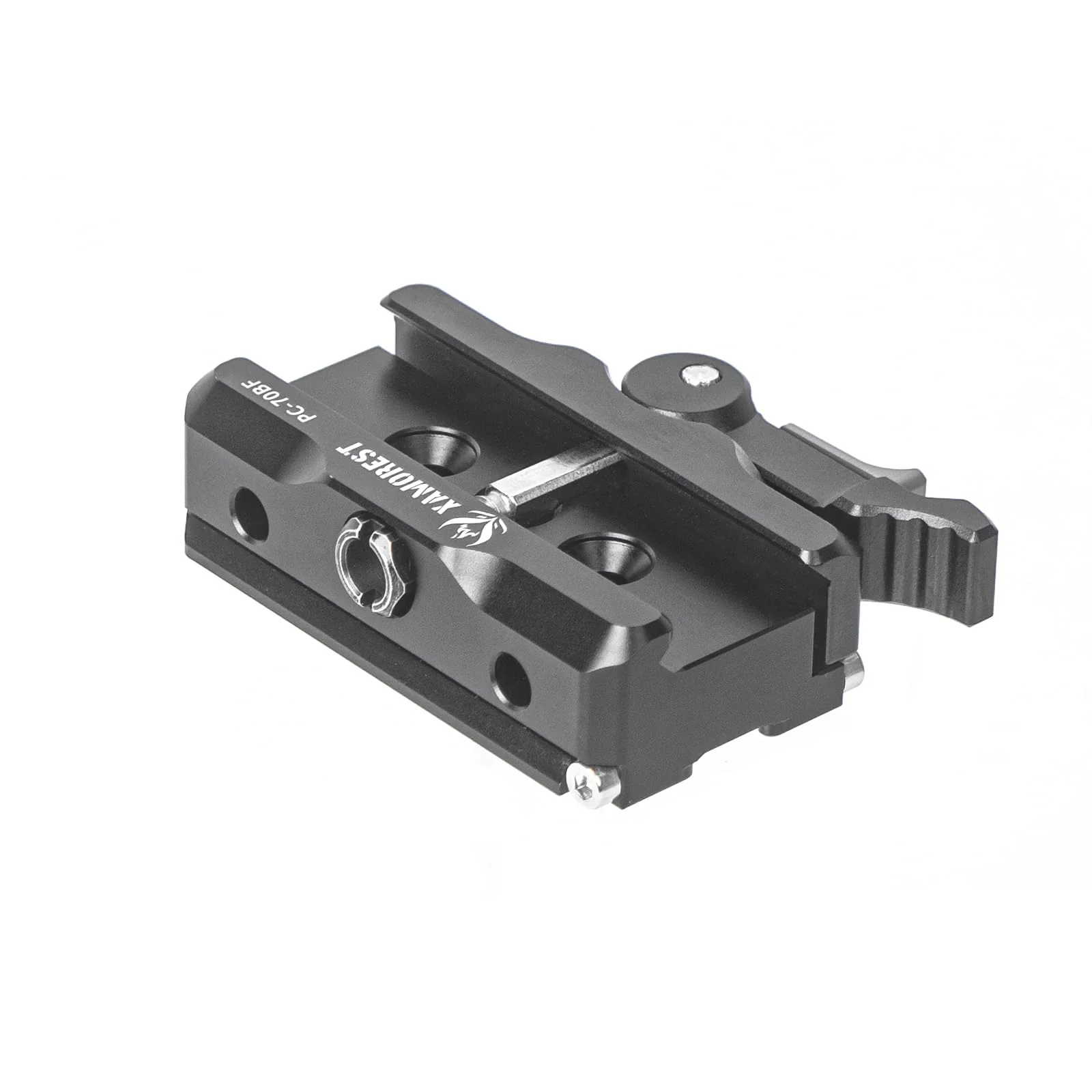 PC70-BF Picatinny Arca Swiss Plate, 2.75 inch Picatinny Arca Rail Mount for Rifle Tripod Ballhead Quick Release Plate, Compatiable RRS Dovetail, Suitable for QD Sling & ARMS 17S Style PC70-BF