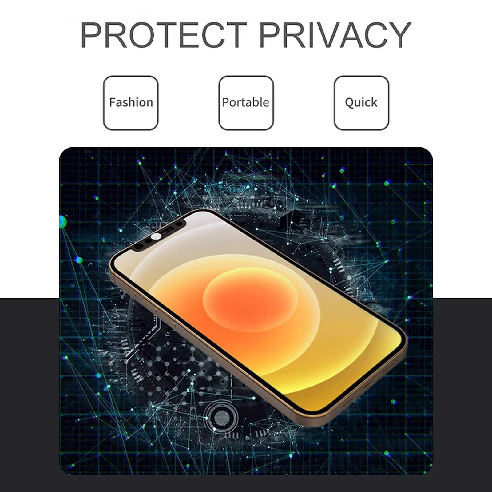 Phone Front Camera Cover,Webcam Cover Compatible for iPhone X/XR/XS/XS Max, iPhone 11/11 Pro/11 Pro Max,iPhone 12/12 Mini /12Pro /12Pro Max,Protect Privacy and Security,Not Affect Face ID Silver - Image 8