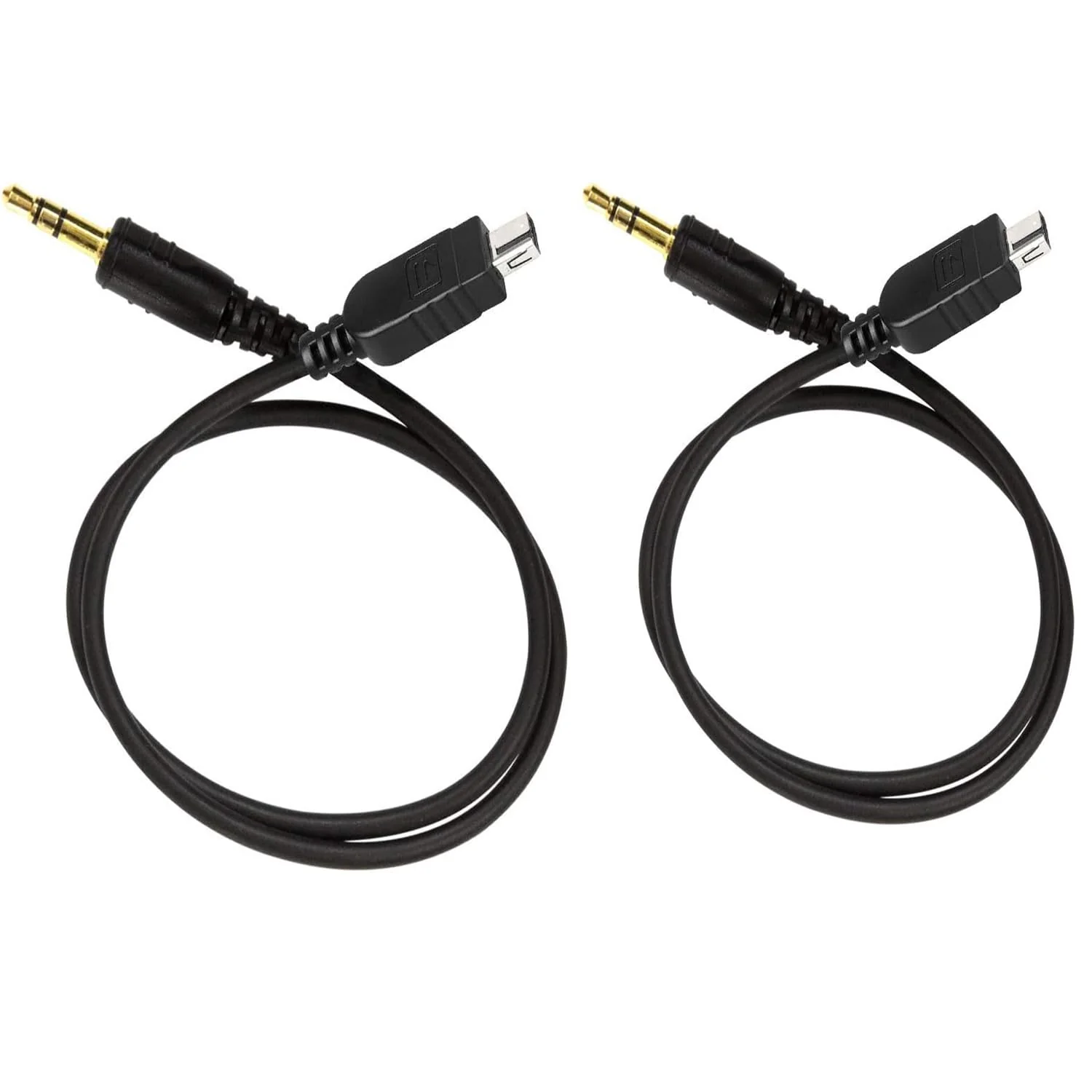 Pixel 3.5mm DC2 Off-Camera Remote Cable for Nikon Z5, Z7, Z7-II, Z6, Z6-II, D750, D780, D7500, D7200, D7100, D5600, D5300, D610, D600, D90, P7700, P7800, P950, Replaces Nikon MC-DC2 Cable（2-Pack）