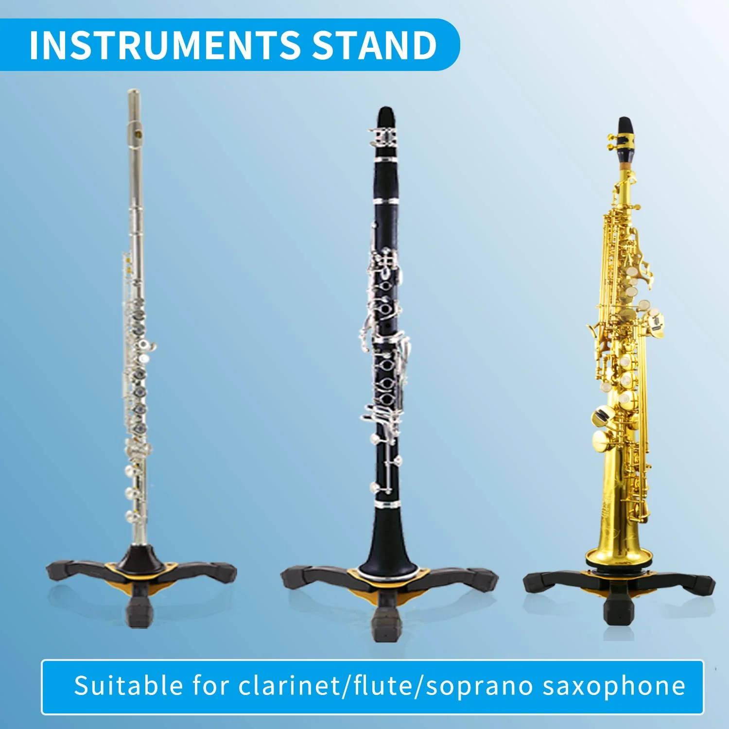 Portable Foldable Tripod Stand for Soprano Saxophone - Sturdy Sax Holder Stand… - Image 4