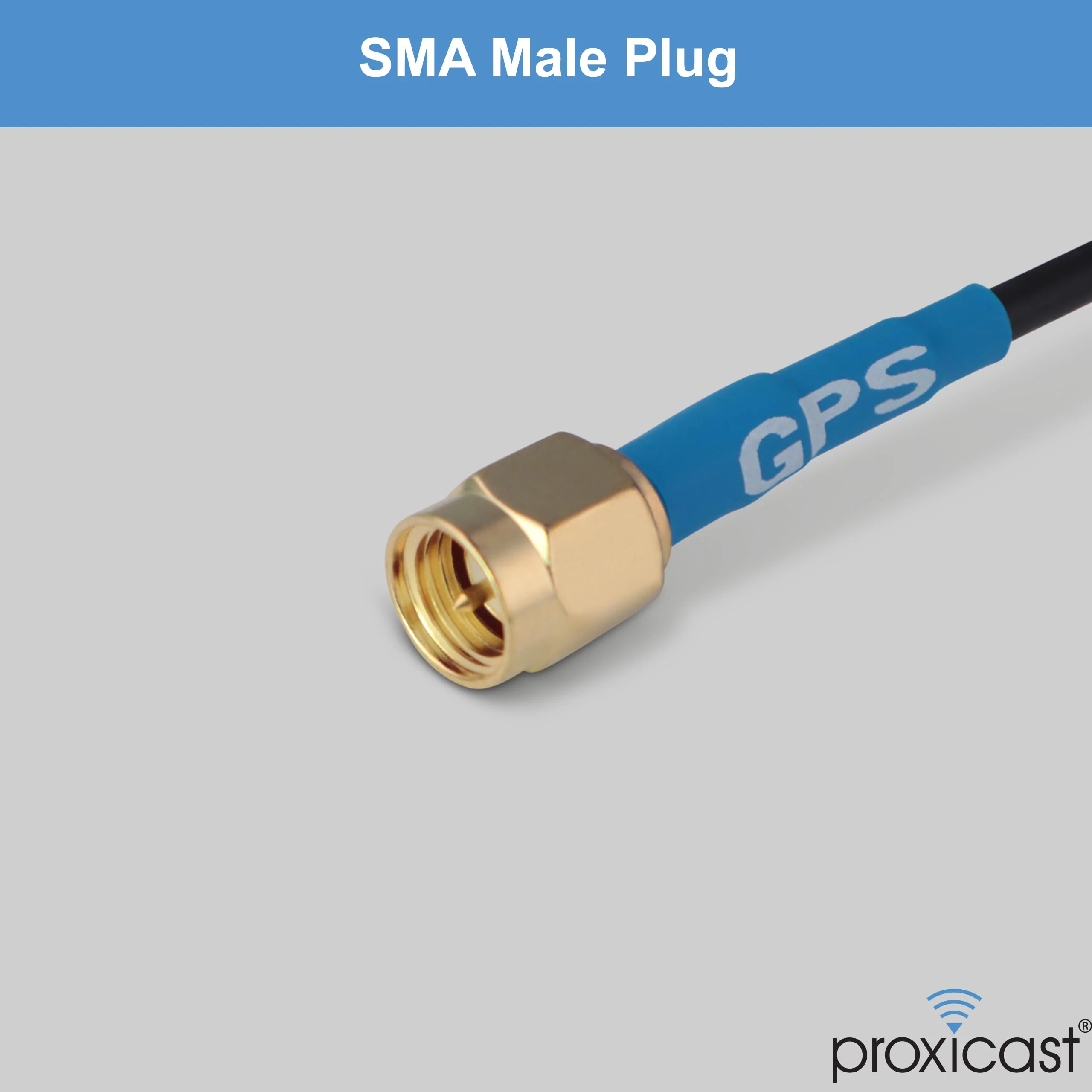 Proxicast Active/Passive GPS Antenna SMA - Through Hole Screw Mount Puck Antenna with Straight SMA Male Connector on 3 ft Coax Lead - 28 dB LNA (ANT-190-010) 3 ft lead - SMA Male - Image 4
