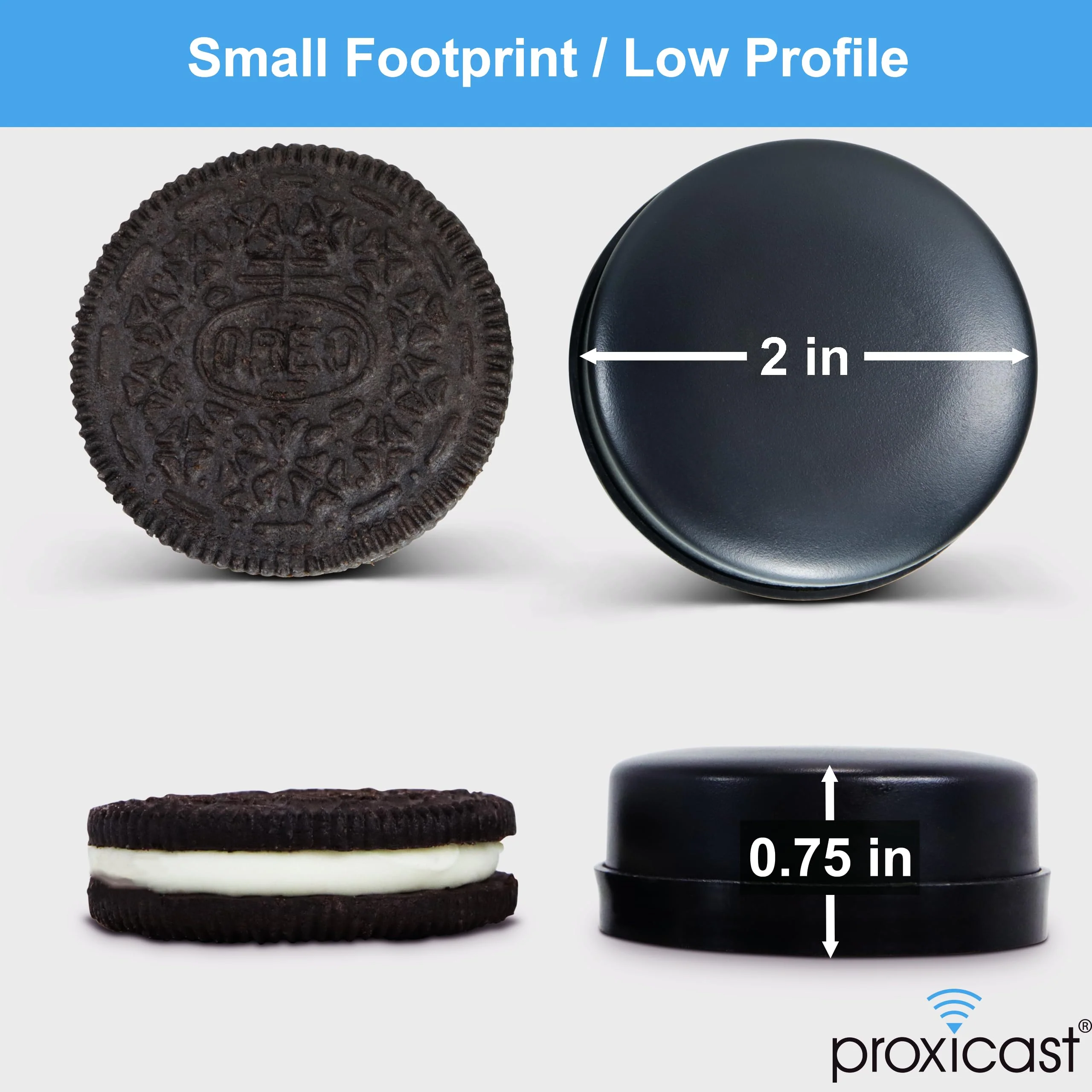 Proxicast Active/Passive GPS Antenna SMA - Through Hole Screw Mount Puck Antenna with Straight SMA Male Connector on 3 ft Coax Lead - 28 dB LNA (ANT-190-010) 3 ft lead - SMA Male - Image 6