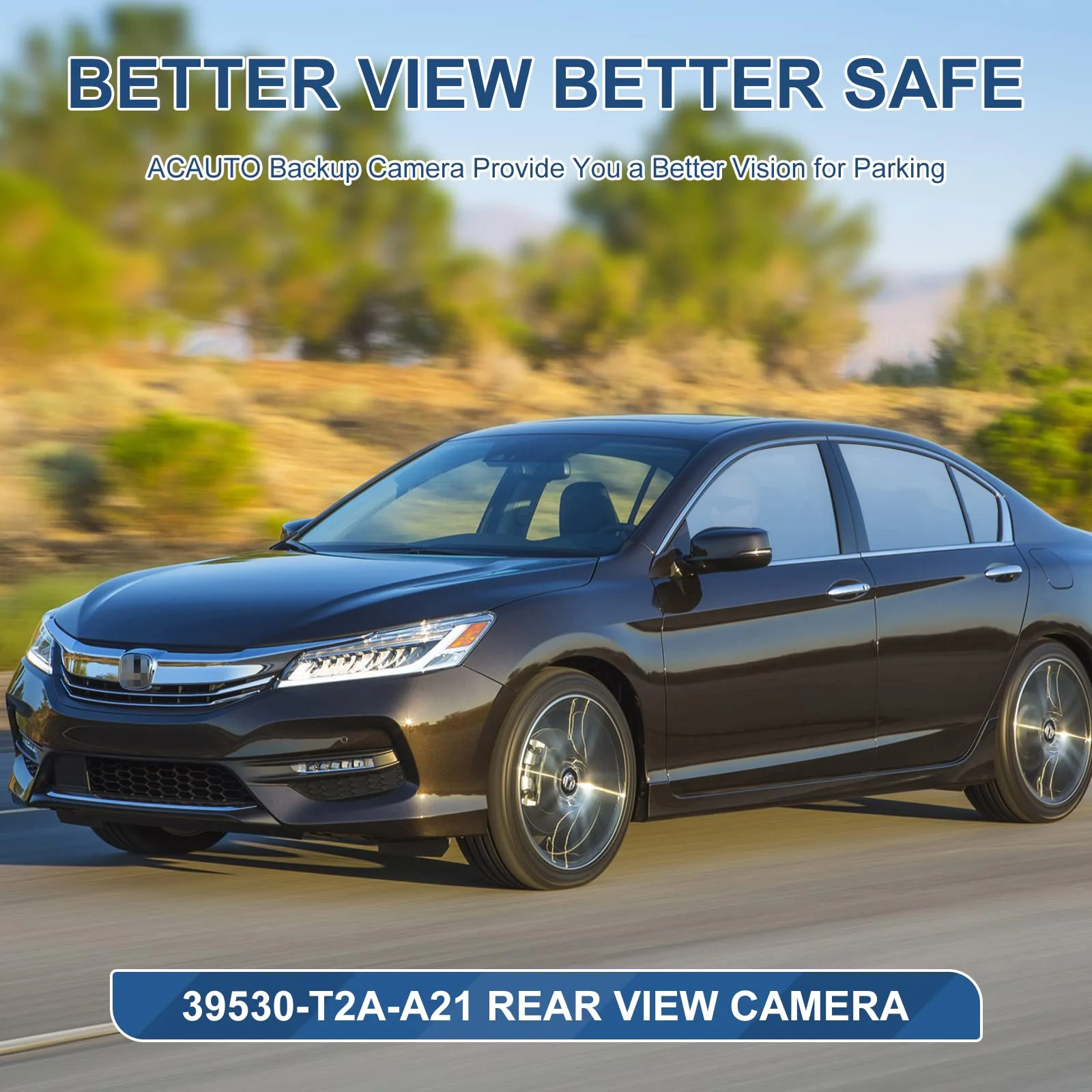 Rear Park Assist Backup Camera 39530-T2A-A21 Compatible with Honda Accord 2014-2017, Reversing Assist Rear View Camera 590-440, 39530T2AA21, 39530T2AA3 Fit for Honda Accord 2014-2017 - Image 7