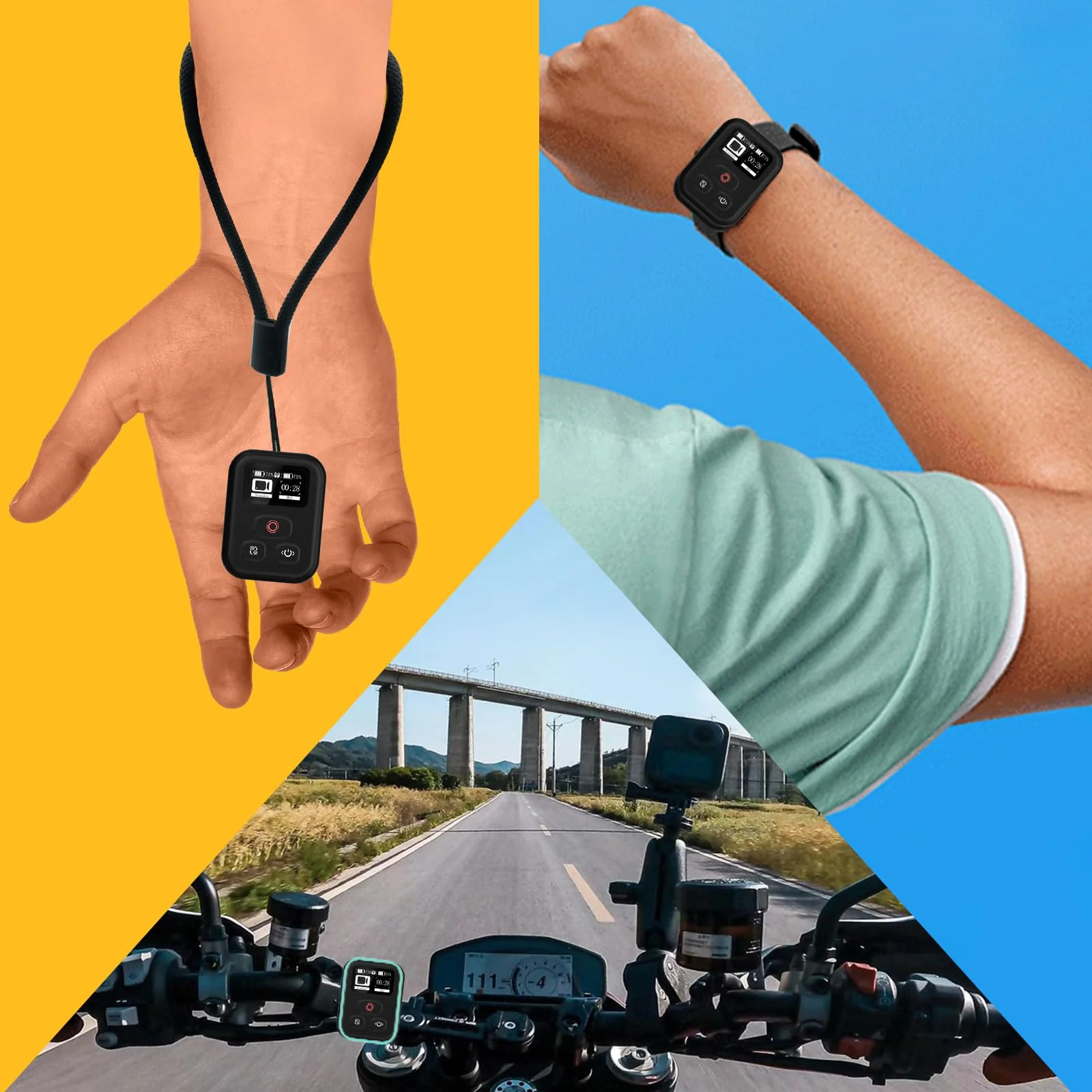 Remote Control Accessories for GoPro Hero Black 12/11/11Mini/10/9/8/Max,Wireless 269FT Remote Control Range OLED Display - Image 2