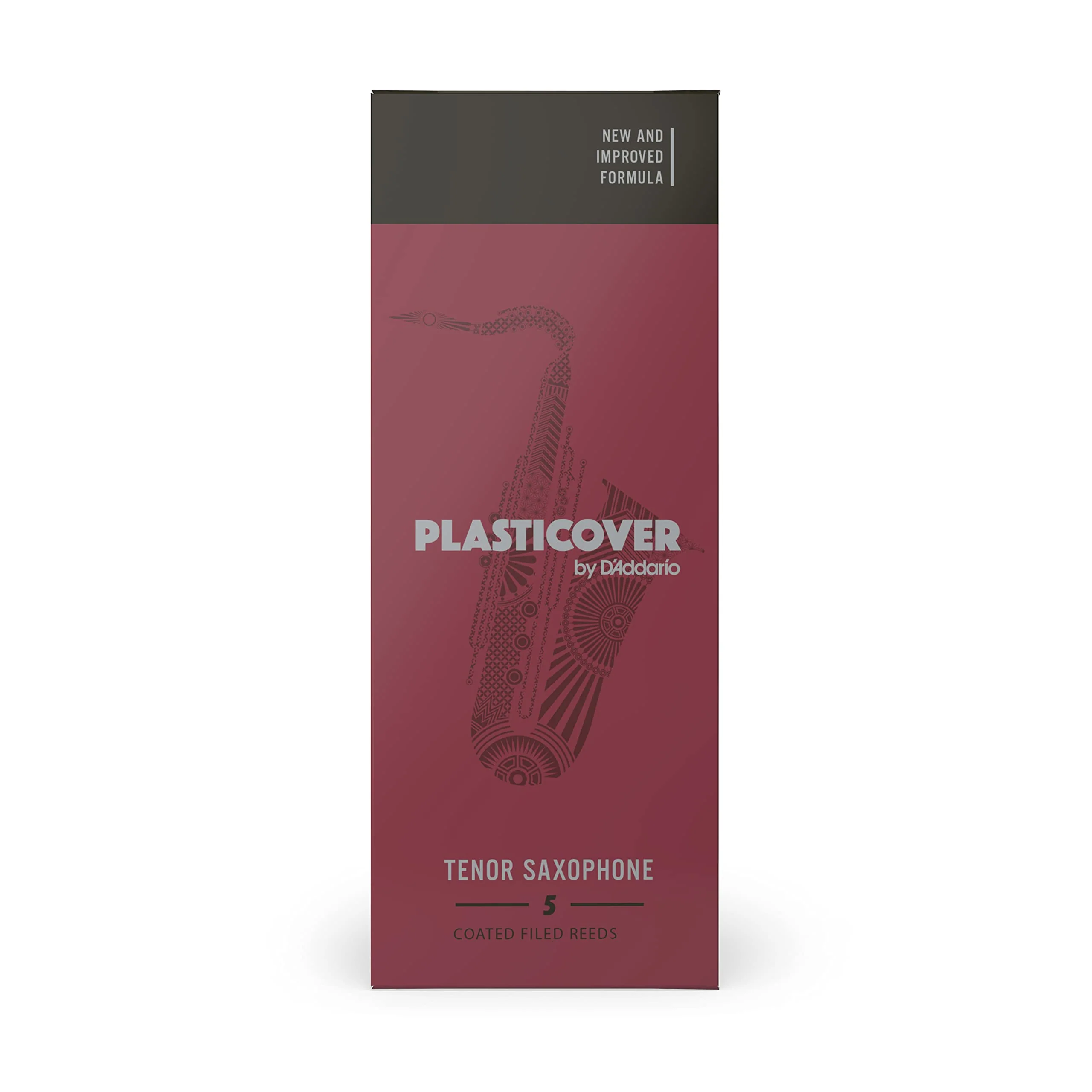 Rico Plasticover Tenor Sax Reeds, Strength 4.0, 5-pack - Image 2