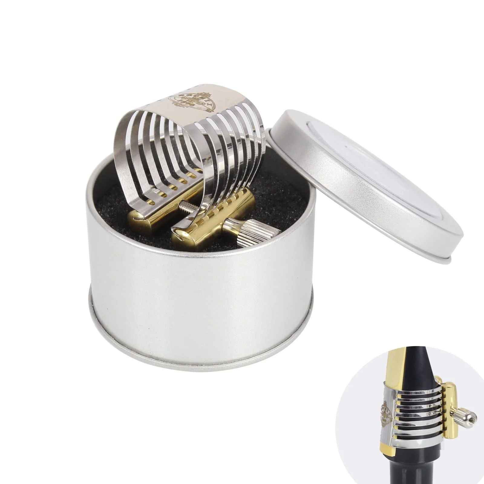Rochix Stainless Steel Ligature for Tenor Saxophone Sax tenor sax stainless steel ligature