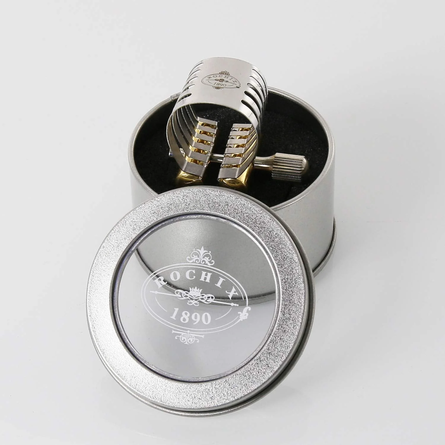 Rochix Stainless Steel Ligature for Tenor Saxophone Sax tenor sax stainless steel ligature - Image 4